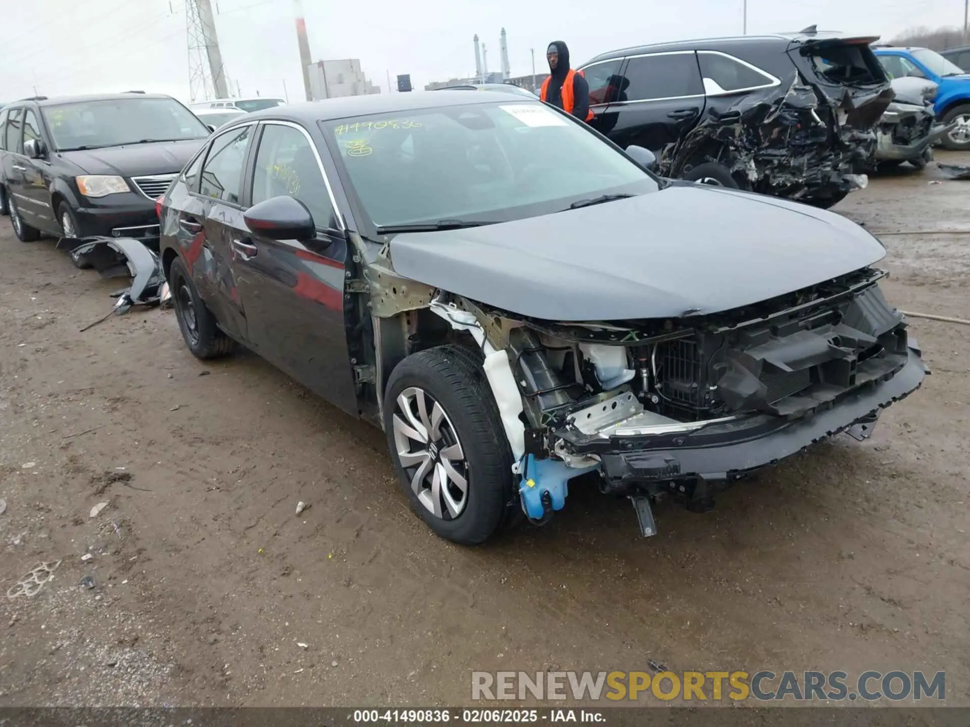 6 Photograph of a damaged car 2HGFE2F28NH589979 HONDA CIVIC 2022