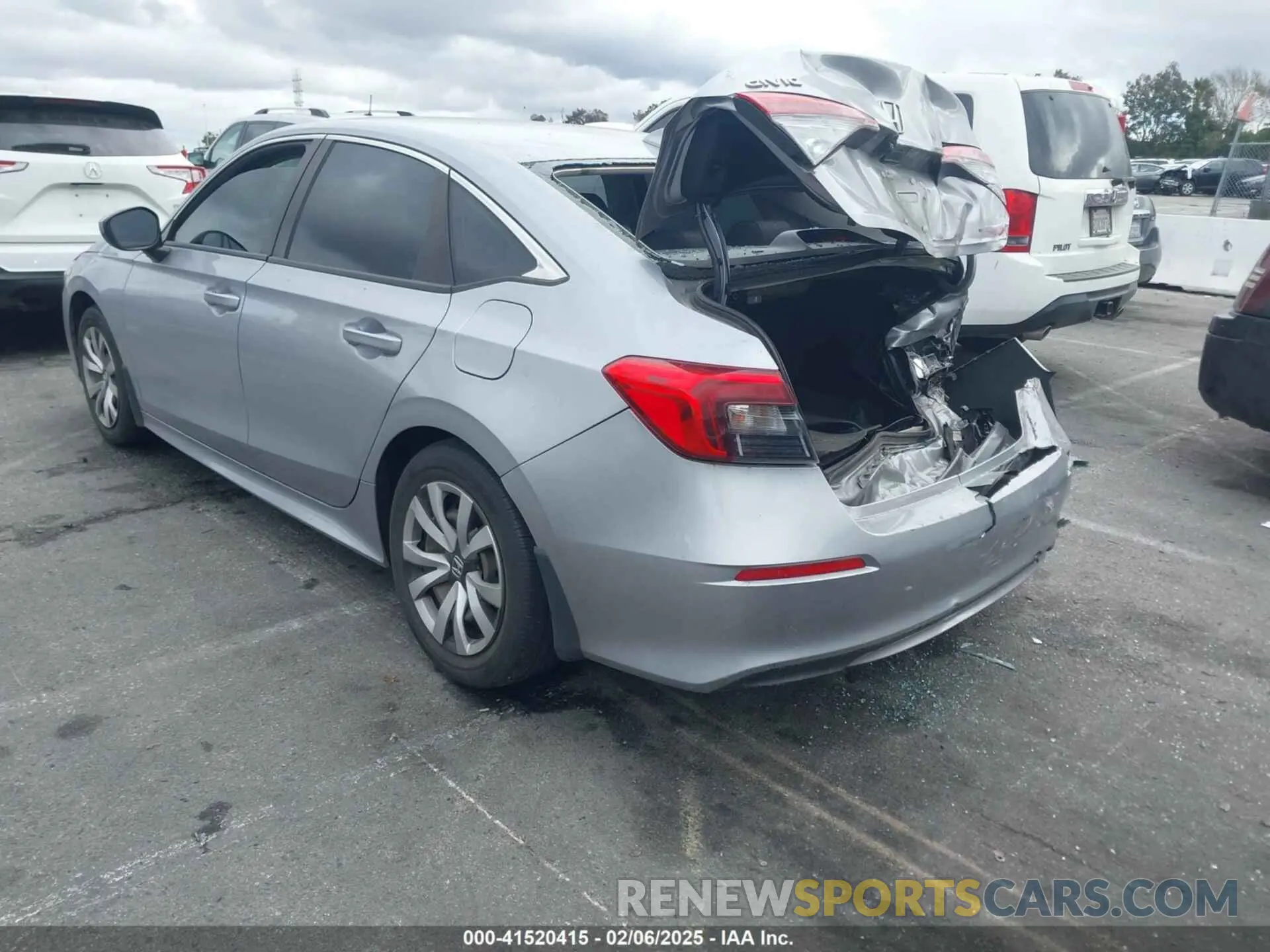 3 Photograph of a damaged car 2HGFE2F29NH522470 HONDA CIVIC 2022