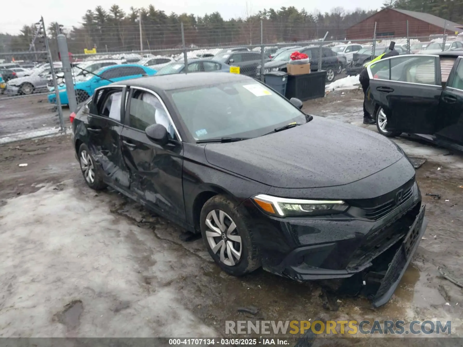 1 Photograph of a damaged car 2HGFE2F29NH528219 HONDA CIVIC 2022