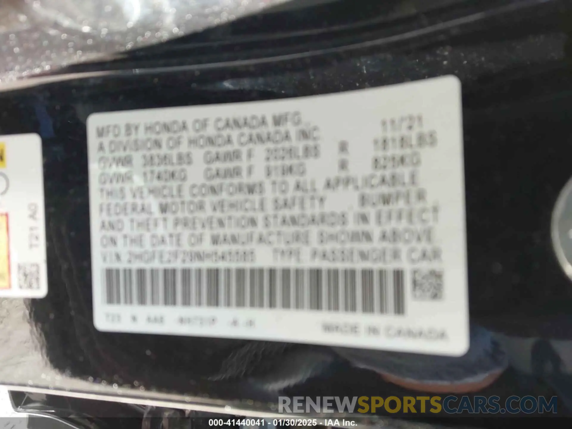 9 Photograph of a damaged car 2HGFE2F29NH545585 HONDA CIVIC 2022