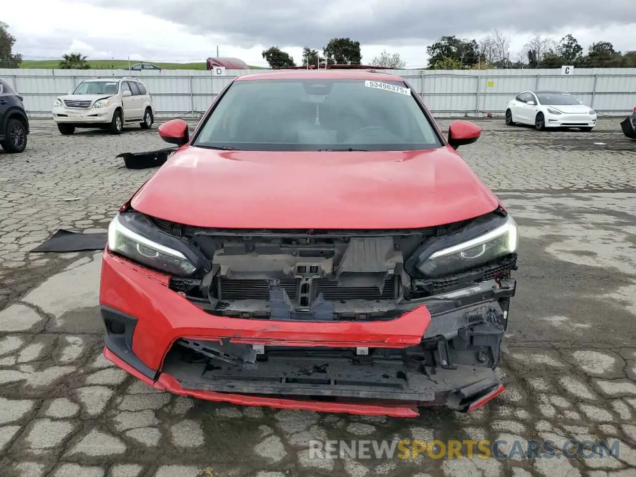 5 Photograph of a damaged car 2HGFE2F2XNH528522 HONDA CIVIC 2022