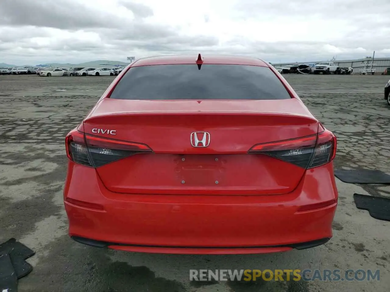 6 Photograph of a damaged car 2HGFE2F2XNH528522 HONDA CIVIC 2022