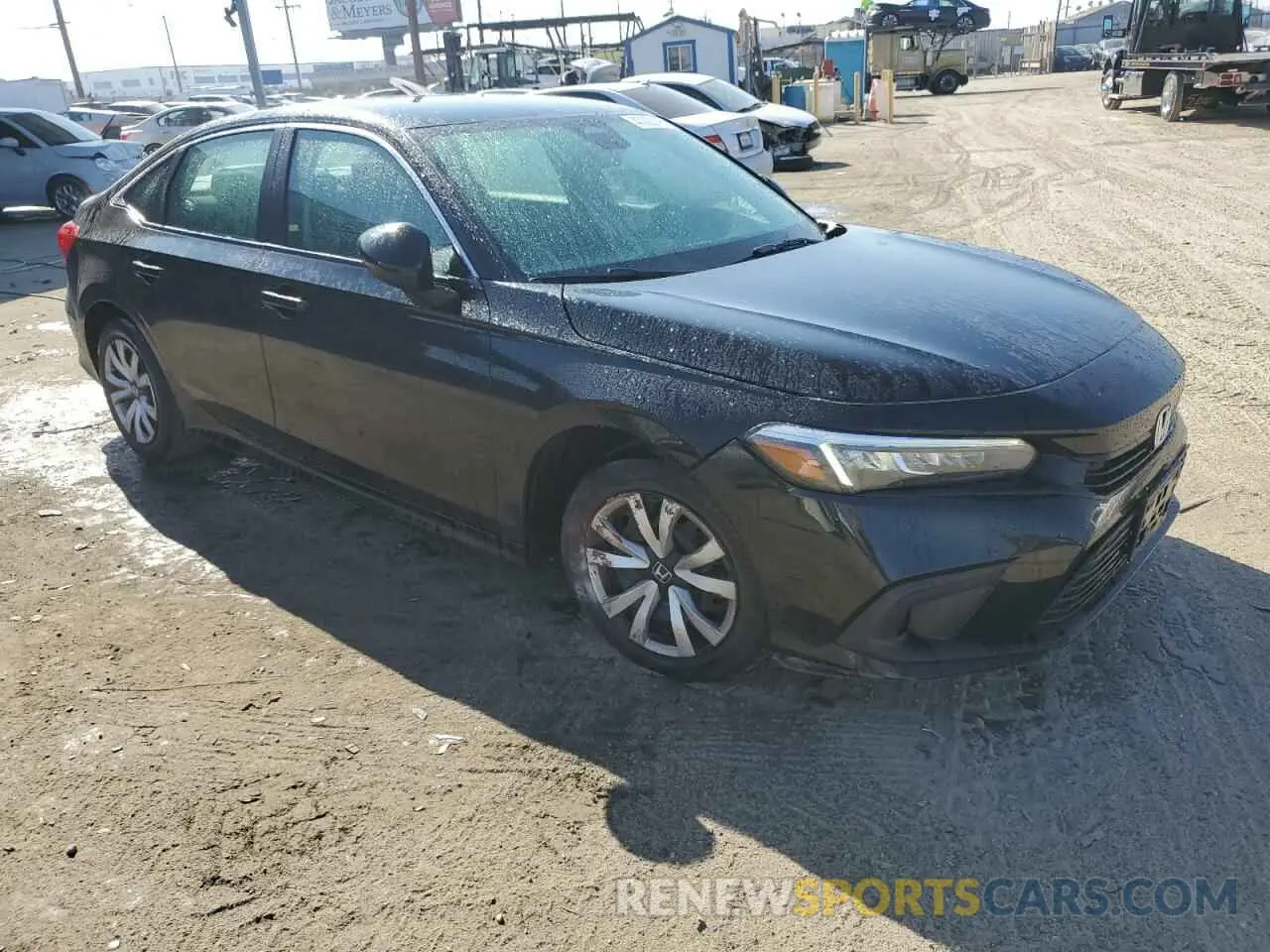 4 Photograph of a damaged car 2HGFE2F2XNH532358 HONDA CIVIC 2022