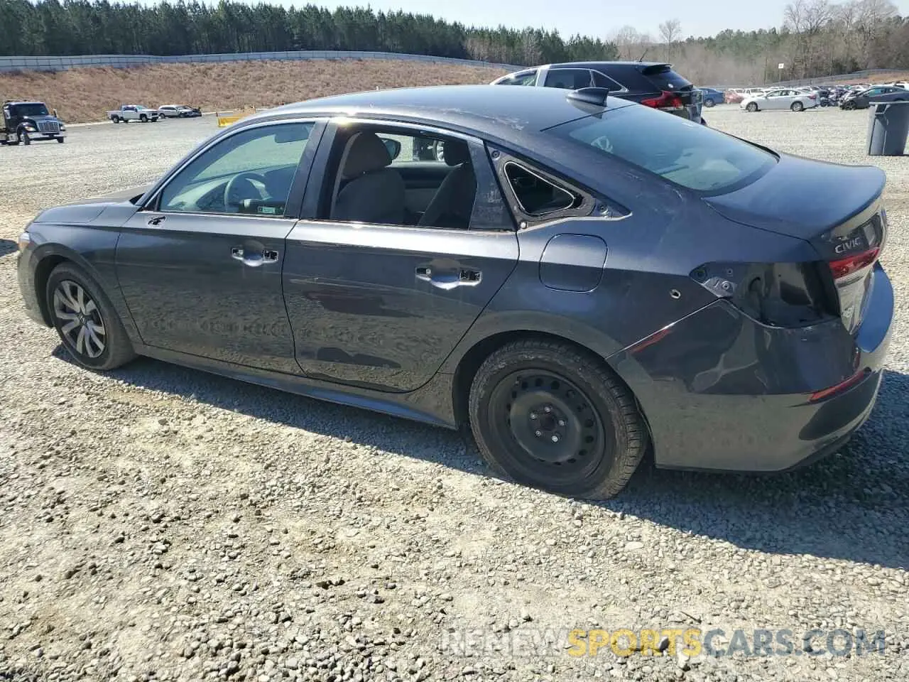2 Photograph of a damaged car 2HGFE2F2XNH548124 HONDA CIVIC 2022