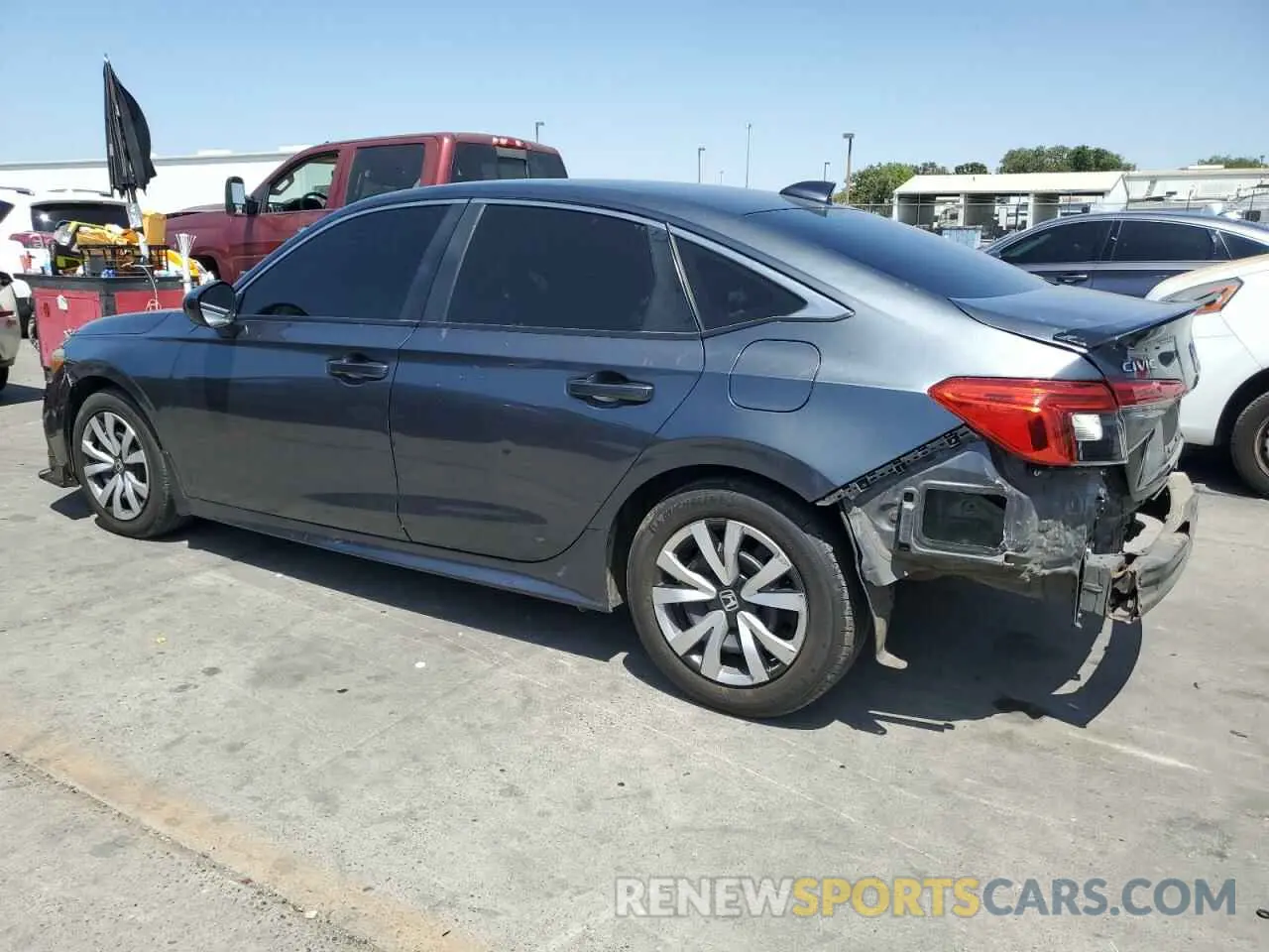 2 Photograph of a damaged car 2HGFE2F2XNH560886 HONDA CIVIC 2022
