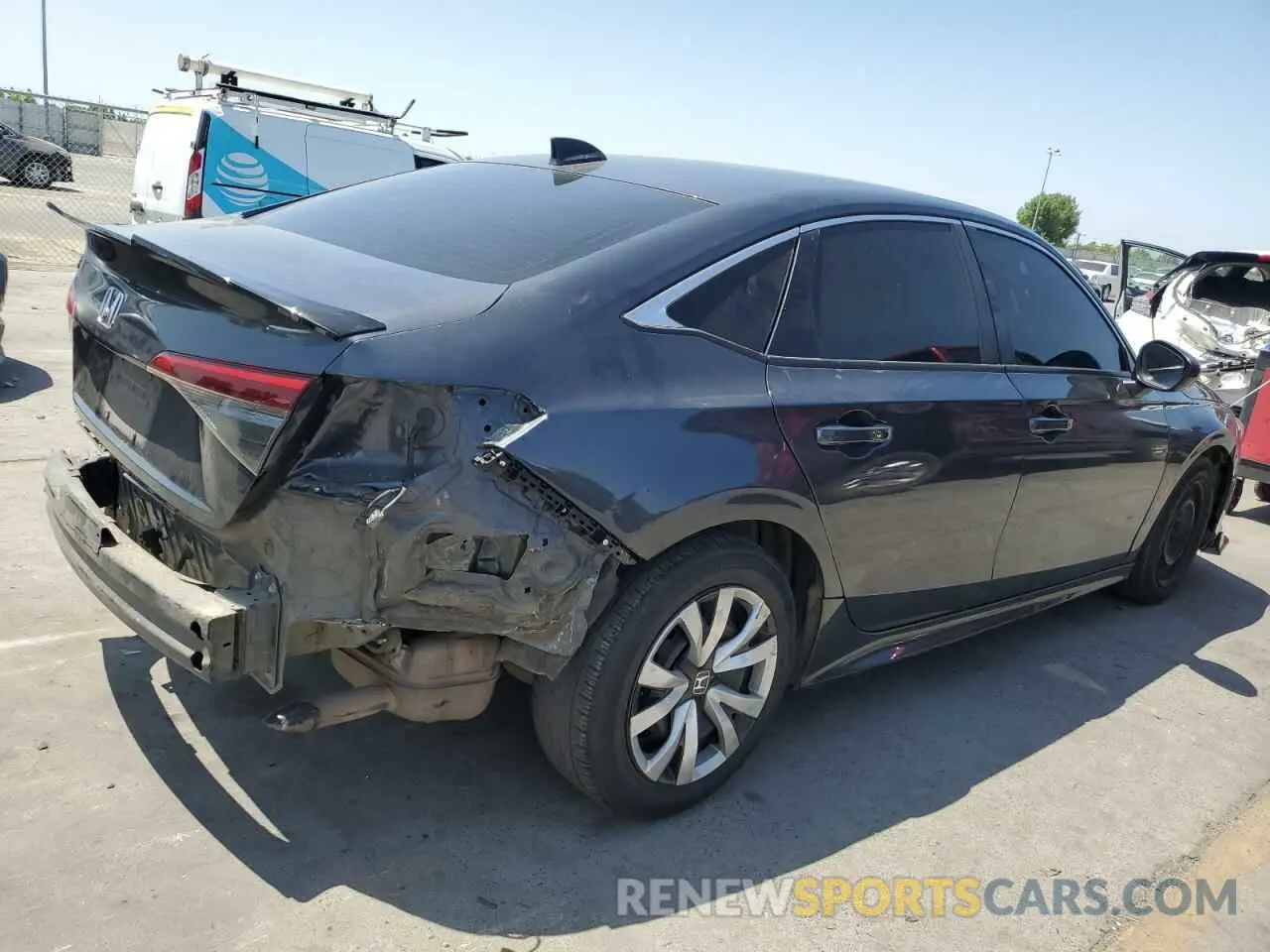 3 Photograph of a damaged car 2HGFE2F2XNH560886 HONDA CIVIC 2022