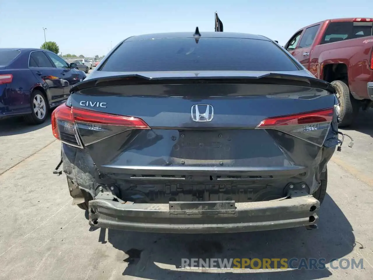 6 Photograph of a damaged car 2HGFE2F2XNH560886 HONDA CIVIC 2022
