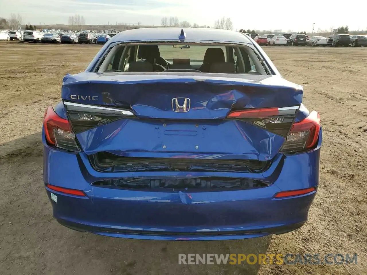 6 Photograph of a damaged car 2HGFE2F33NH106665 HONDA CIVIC 2022
