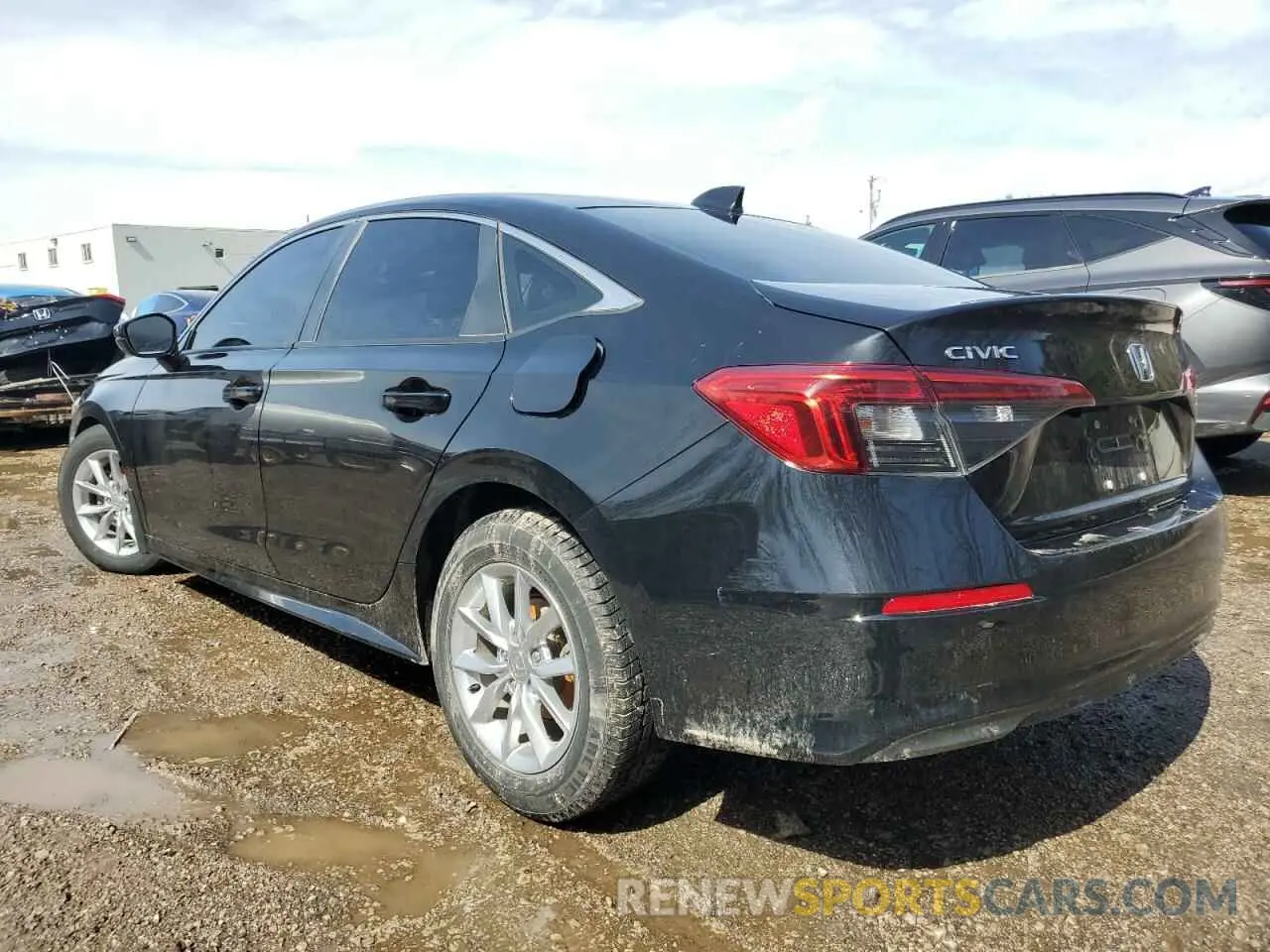 2 Photograph of a damaged car 2HGFE2F37NH124392 HONDA CIVIC 2022