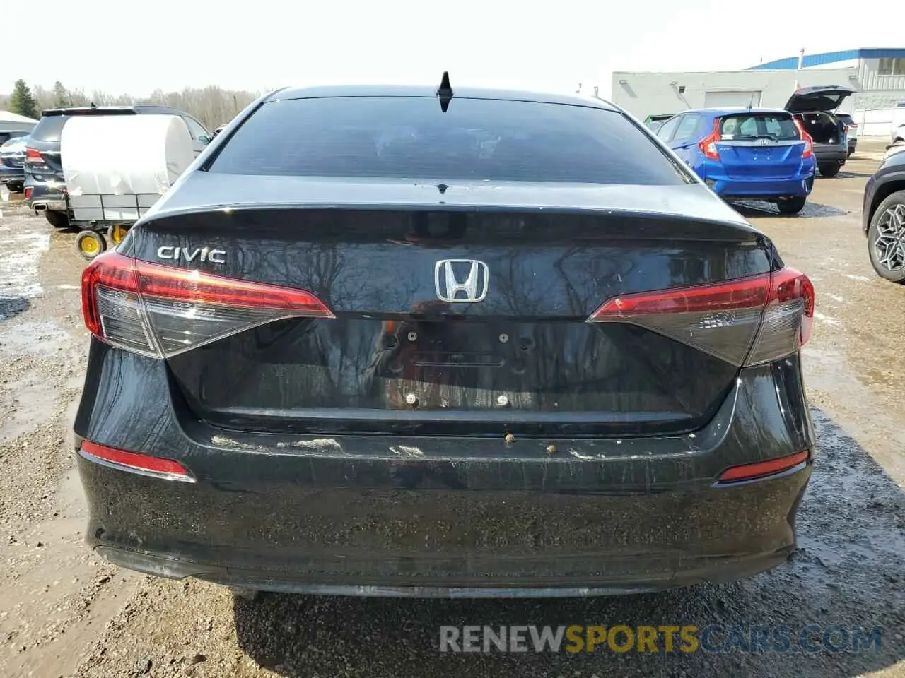 6 Photograph of a damaged car 2HGFE2F37NH124392 HONDA CIVIC 2022