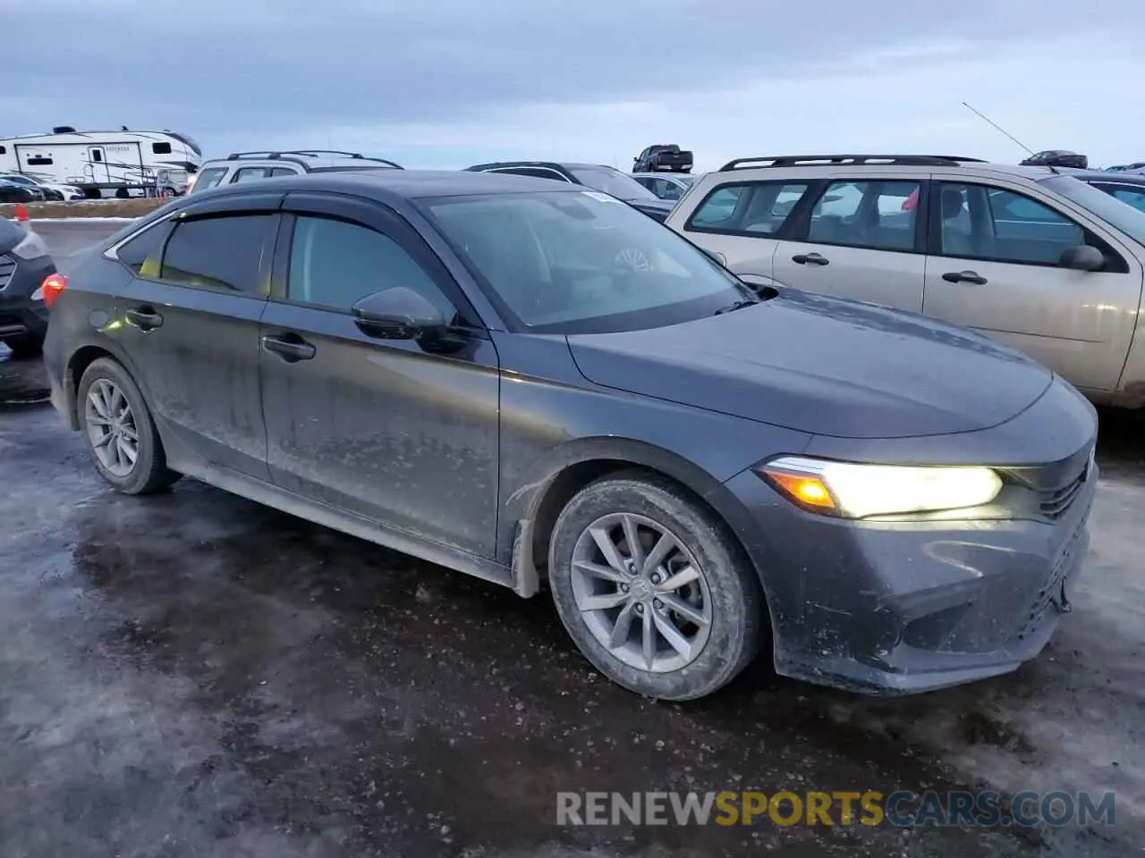 4 Photograph of a damaged car 2HGFE2F38NH123056 HONDA CIVIC 2022