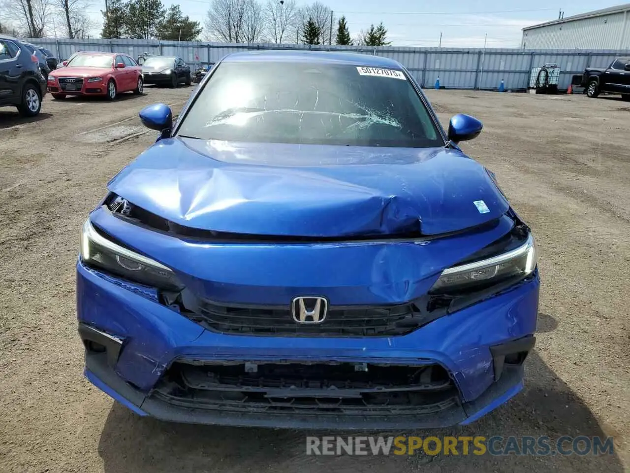 5 Photograph of a damaged car 2HGFE2F38NH129438 HONDA CIVIC 2022