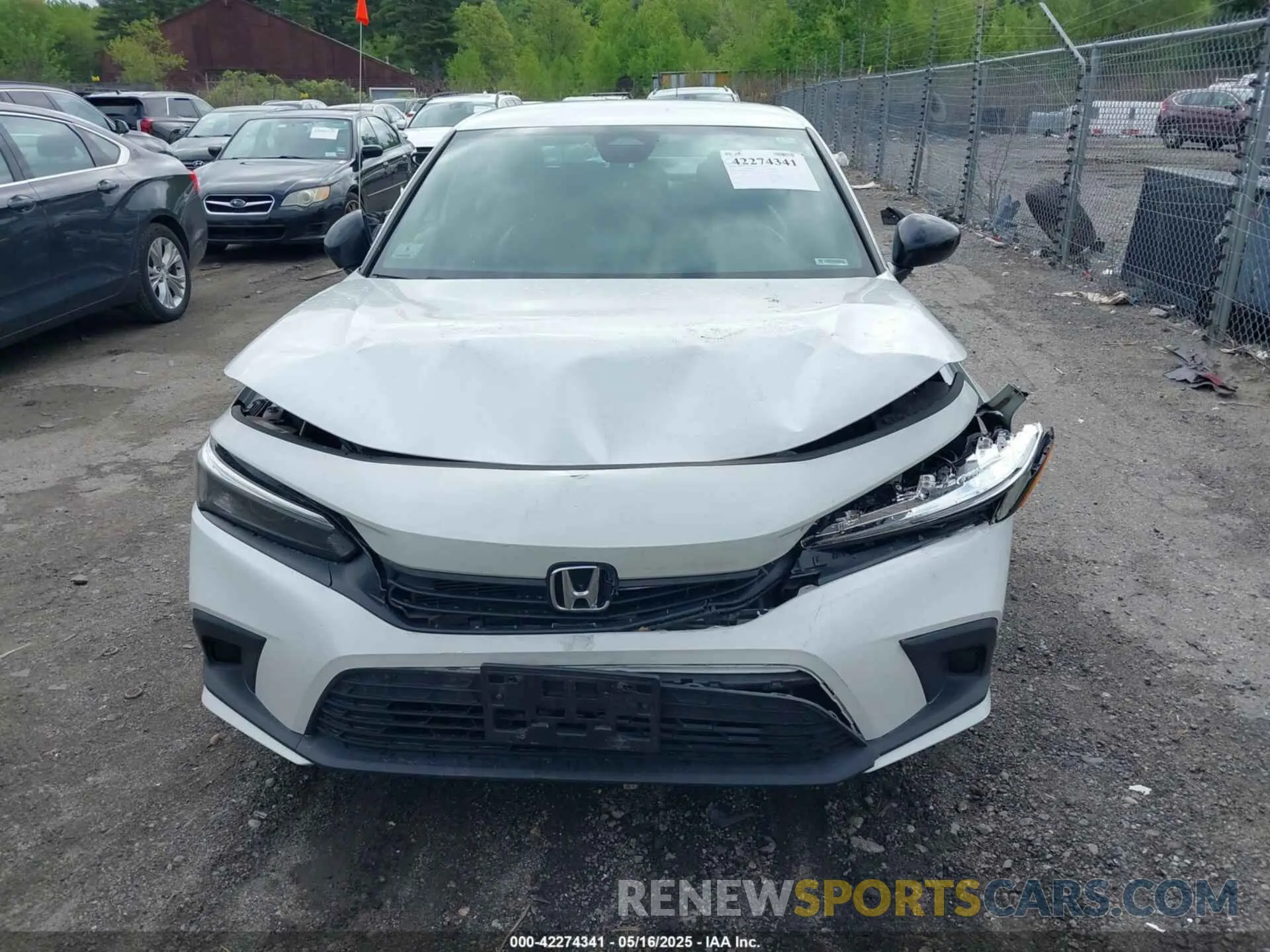 12 Photograph of a damaged car 2HGFE2F50NH501677 HONDA CIVIC 2022