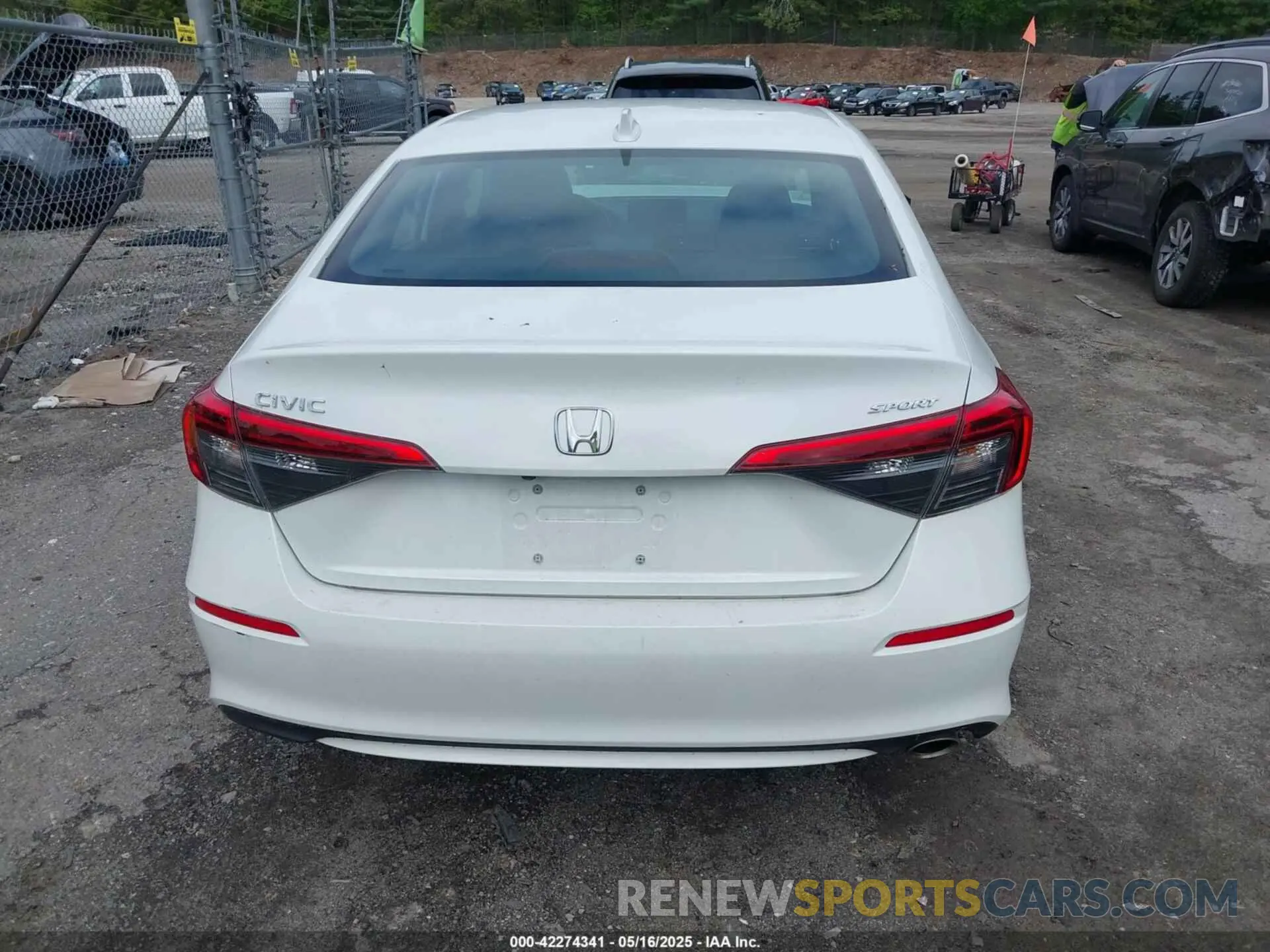 16 Photograph of a damaged car 2HGFE2F50NH501677 HONDA CIVIC 2022