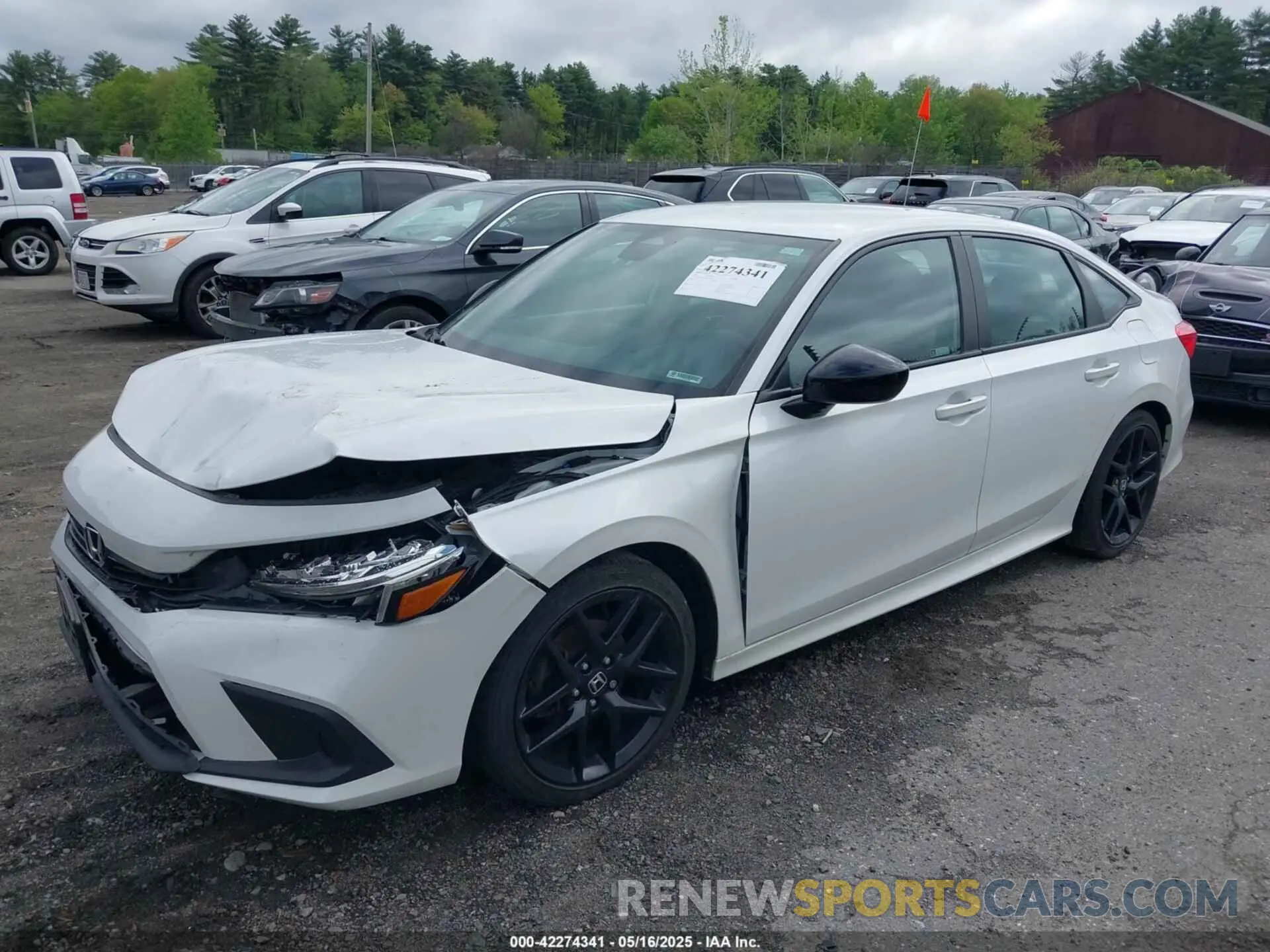 2 Photograph of a damaged car 2HGFE2F50NH501677 HONDA CIVIC 2022