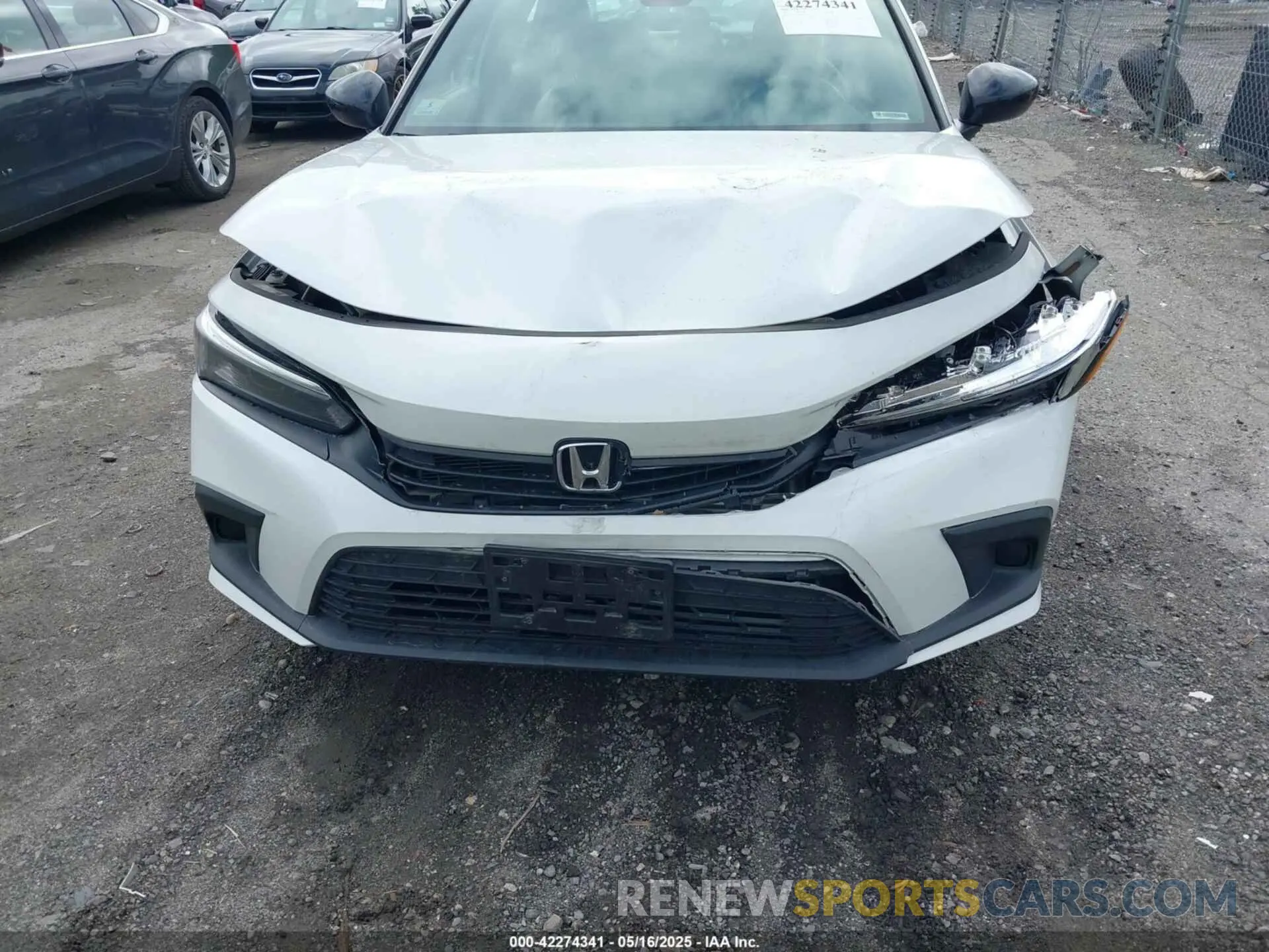 6 Photograph of a damaged car 2HGFE2F50NH501677 HONDA CIVIC 2022
