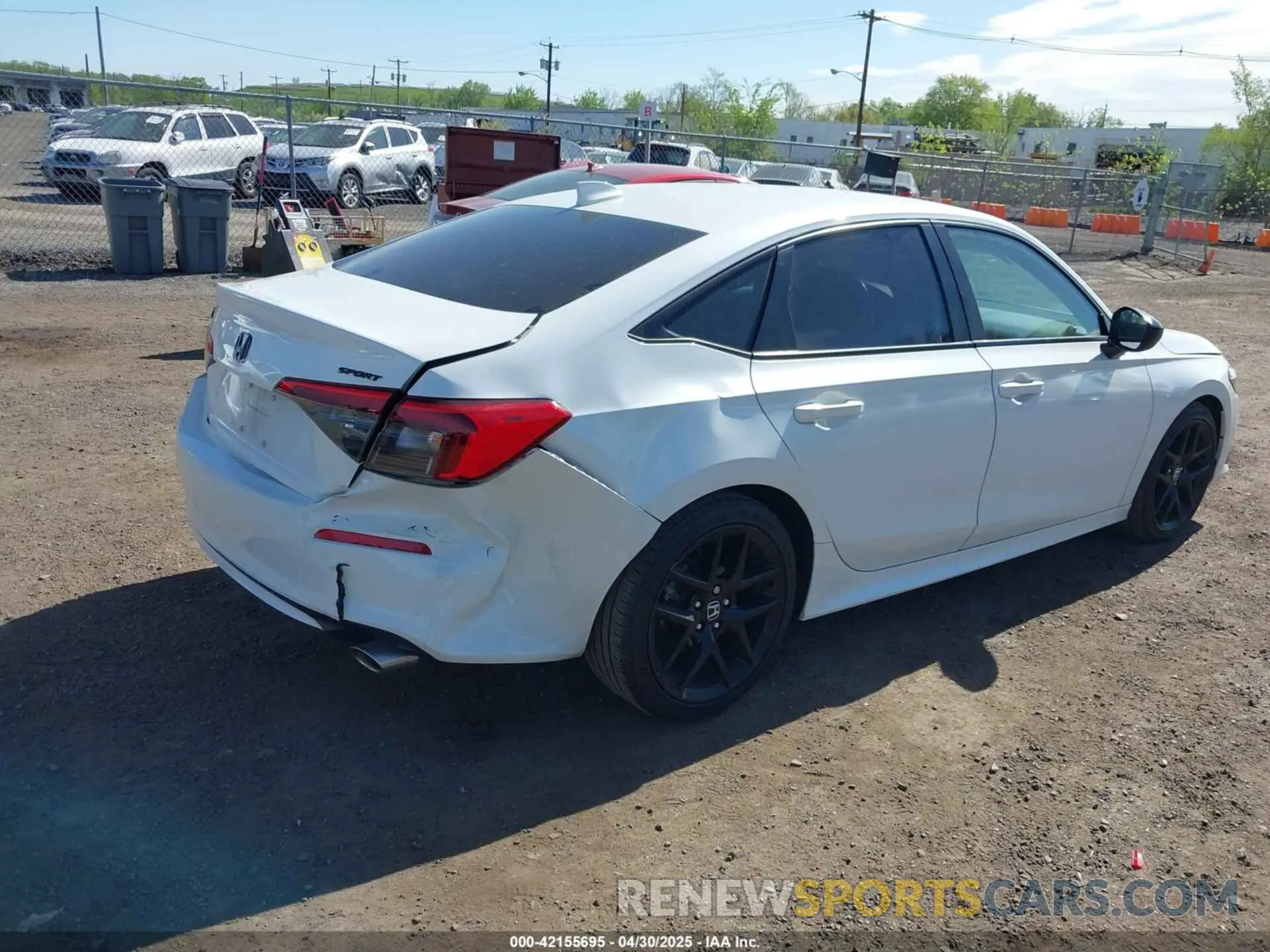 4 Photograph of a damaged car 2HGFE2F50NH503431 HONDA CIVIC 2022