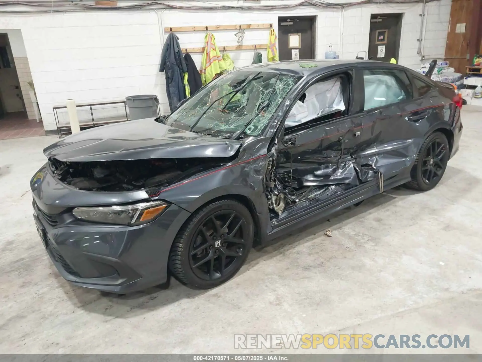 2 Photograph of a damaged car 2HGFE2F50NH517474 HONDA CIVIC 2022