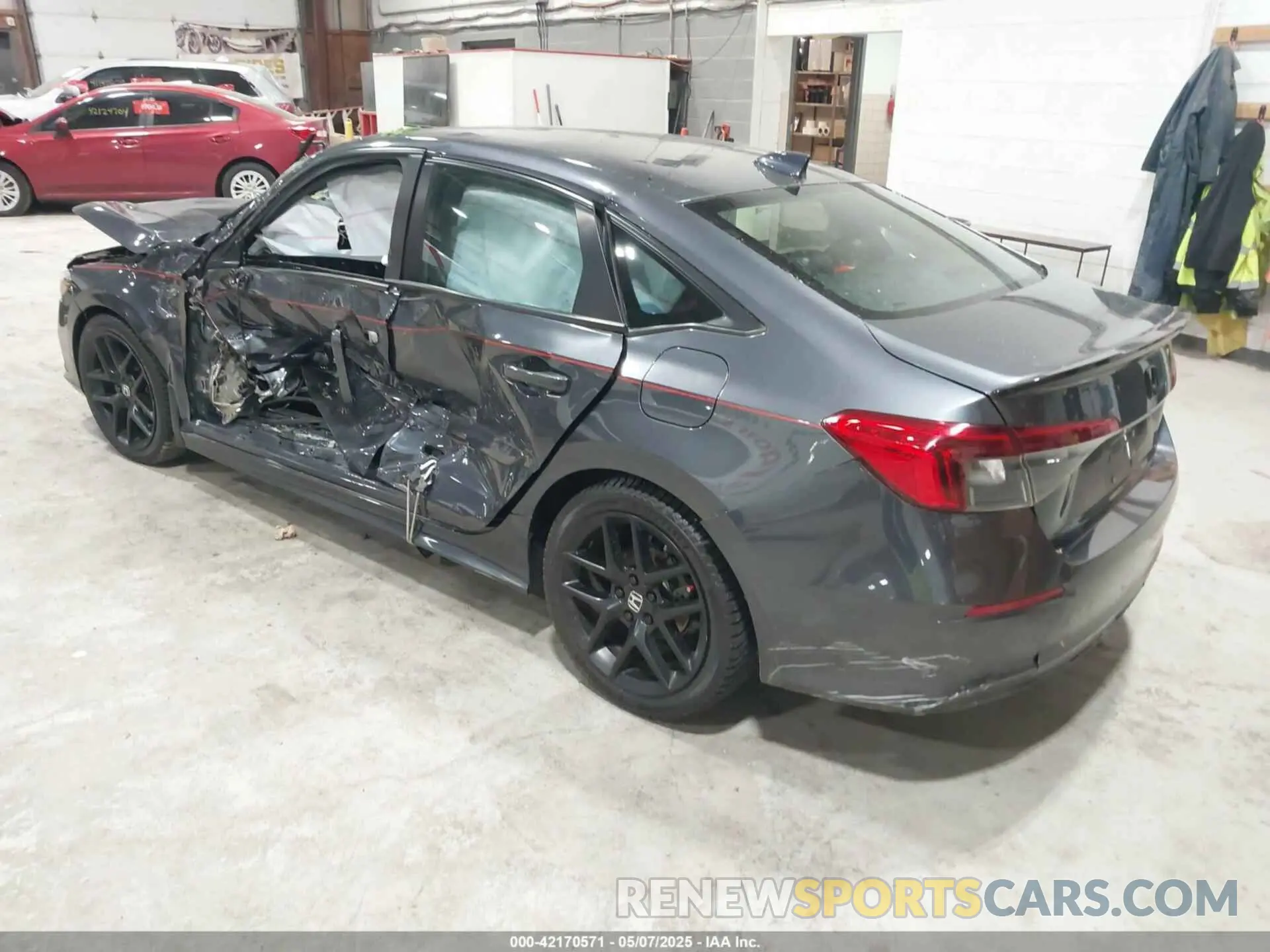 3 Photograph of a damaged car 2HGFE2F50NH517474 HONDA CIVIC 2022