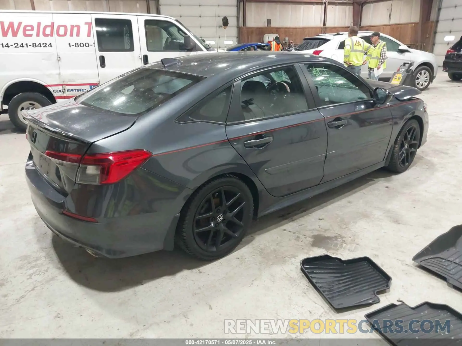 4 Photograph of a damaged car 2HGFE2F50NH517474 HONDA CIVIC 2022