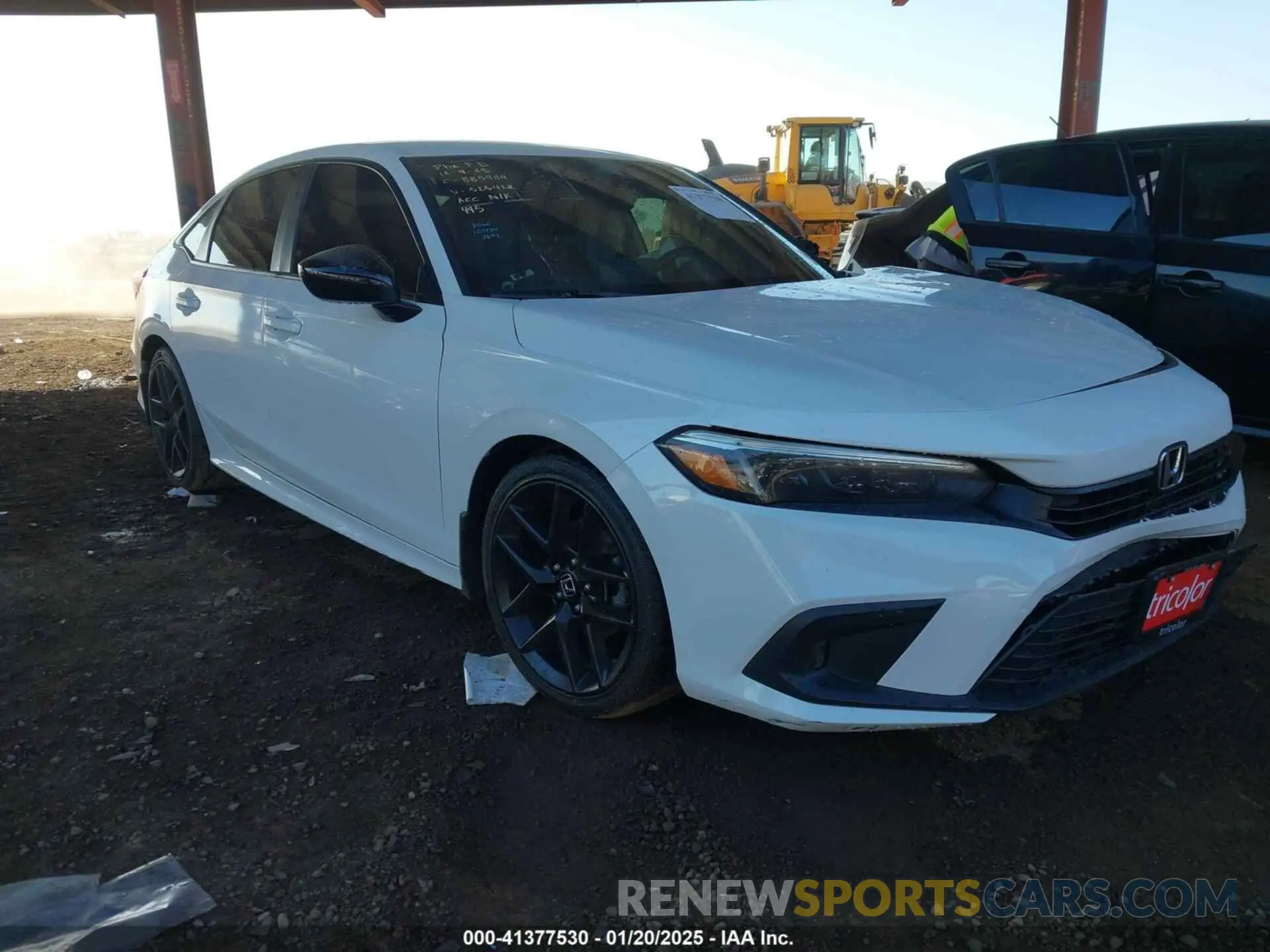 1 Photograph of a damaged car 2HGFE2F50NH525428 HONDA CIVIC 2022