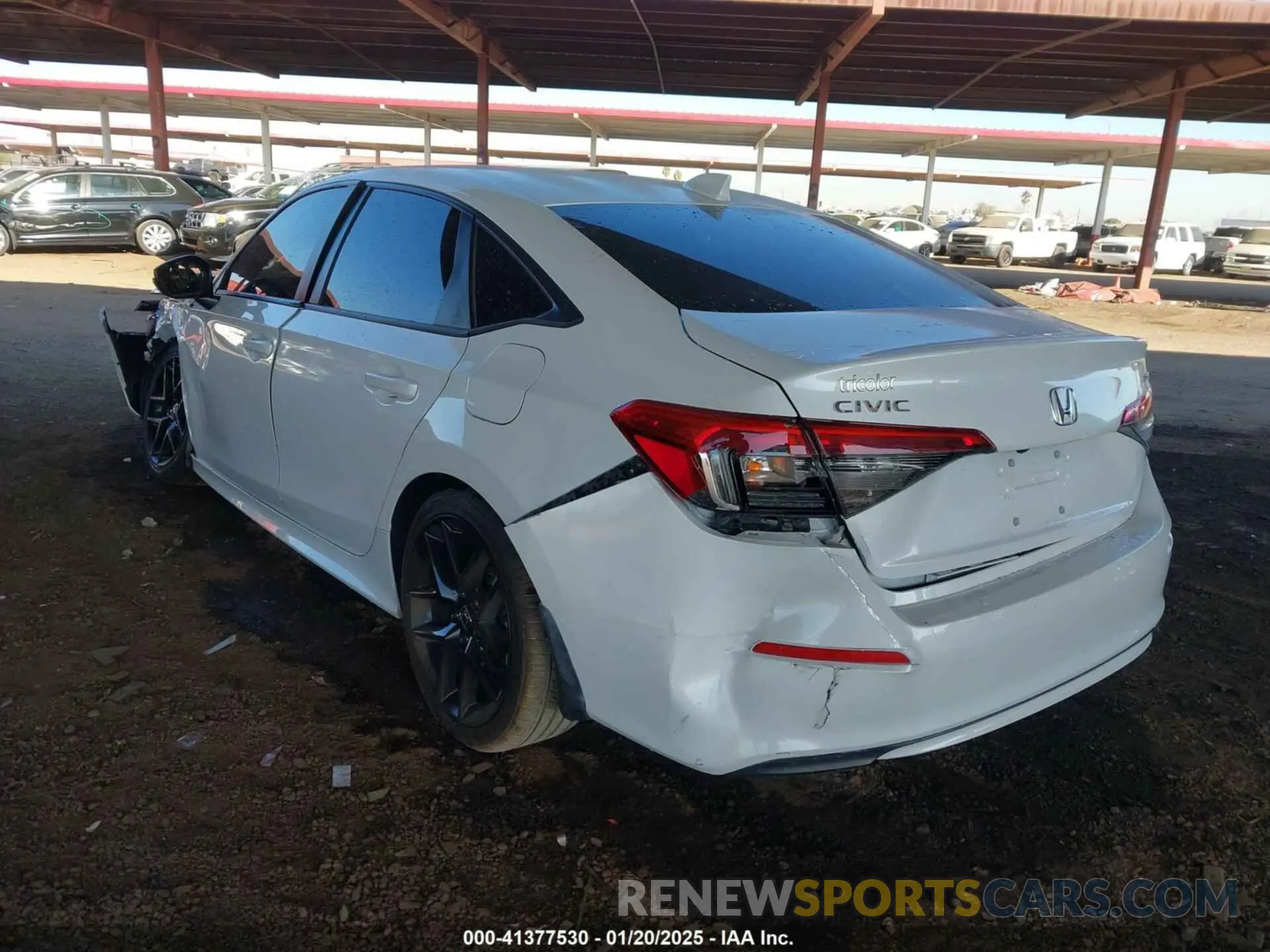 3 Photograph of a damaged car 2HGFE2F50NH525428 HONDA CIVIC 2022