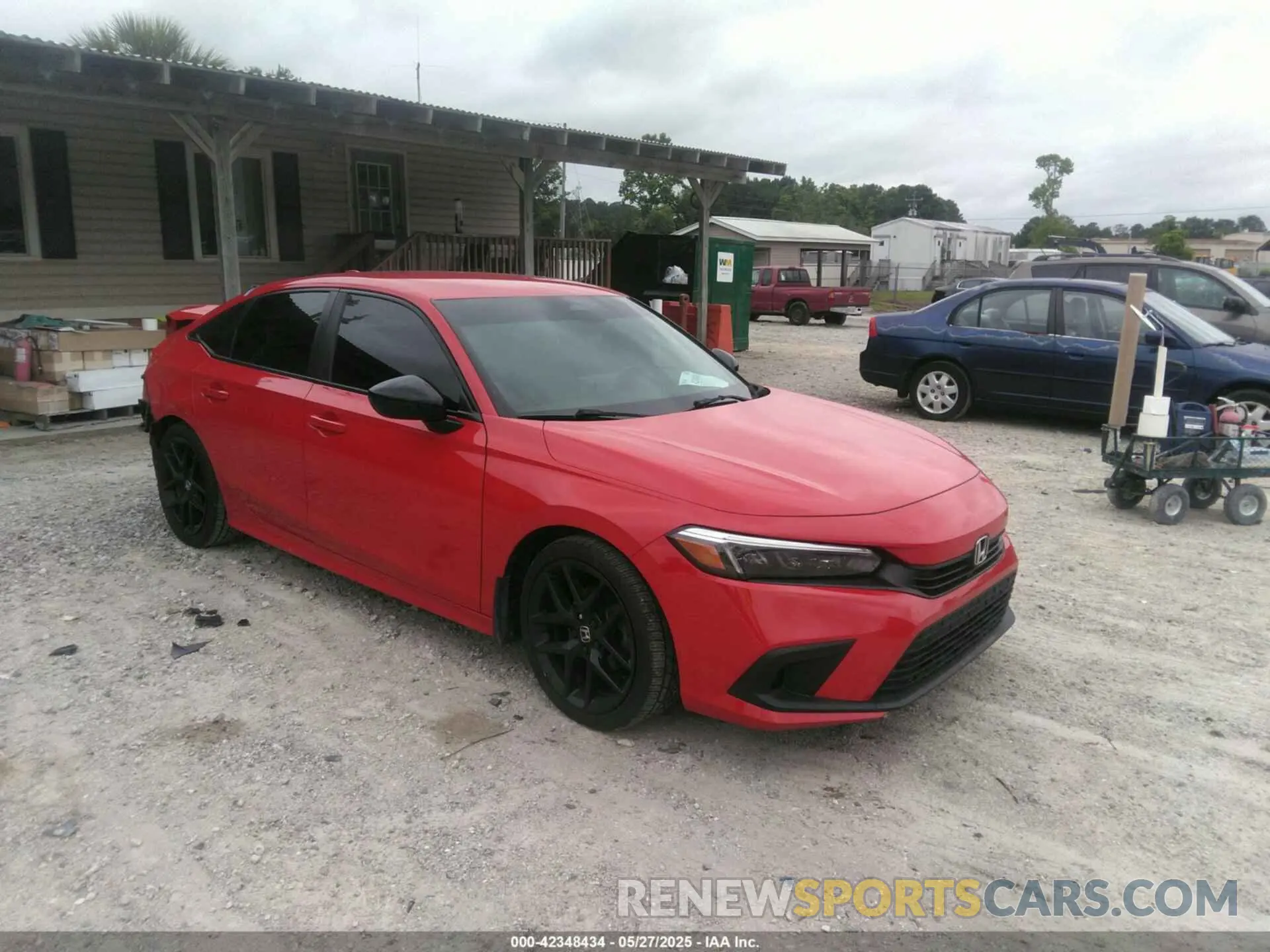 1 Photograph of a damaged car 2HGFE2F50NH538311 HONDA CIVIC 2022