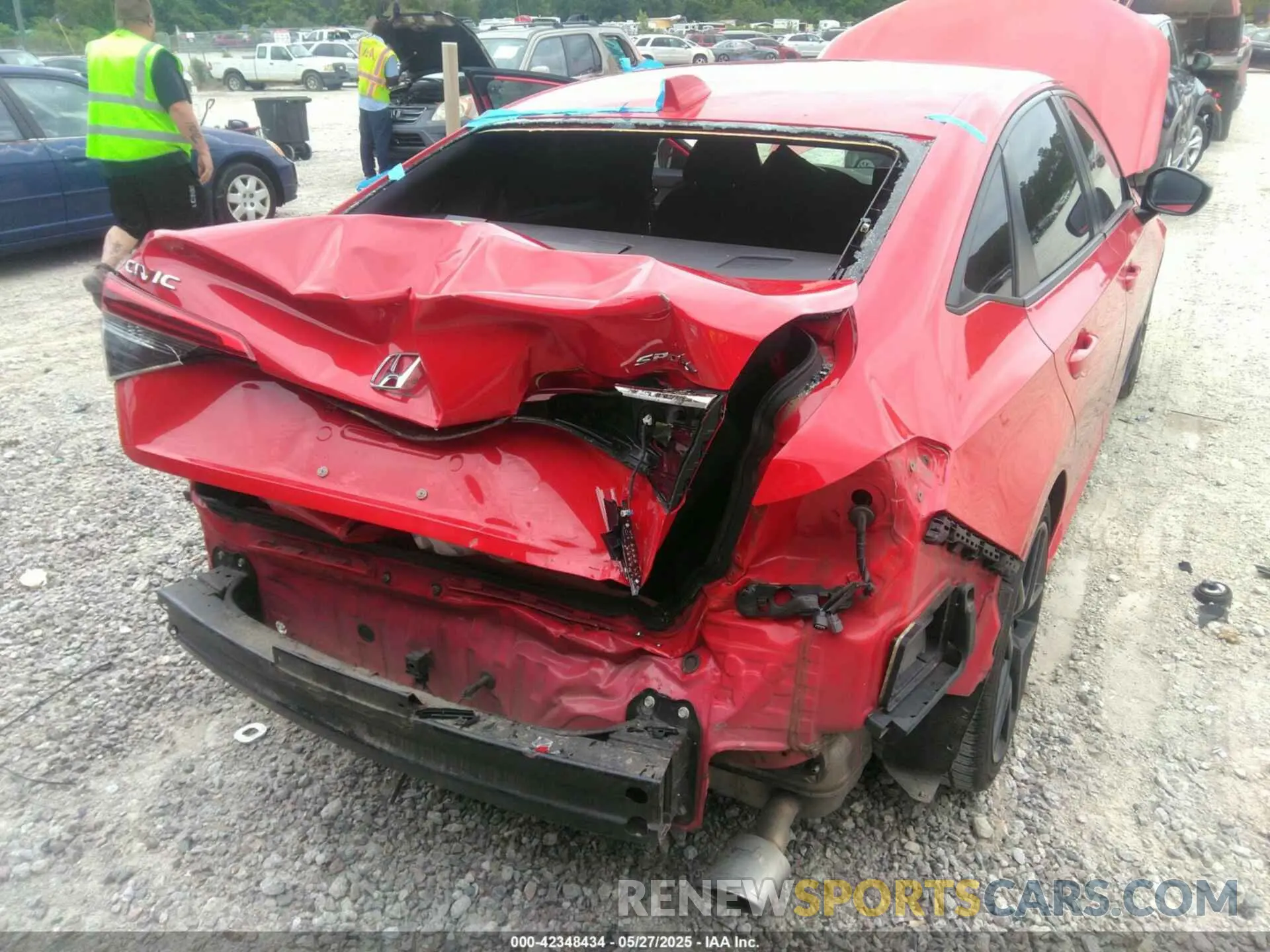 12 Photograph of a damaged car 2HGFE2F50NH538311 HONDA CIVIC 2022