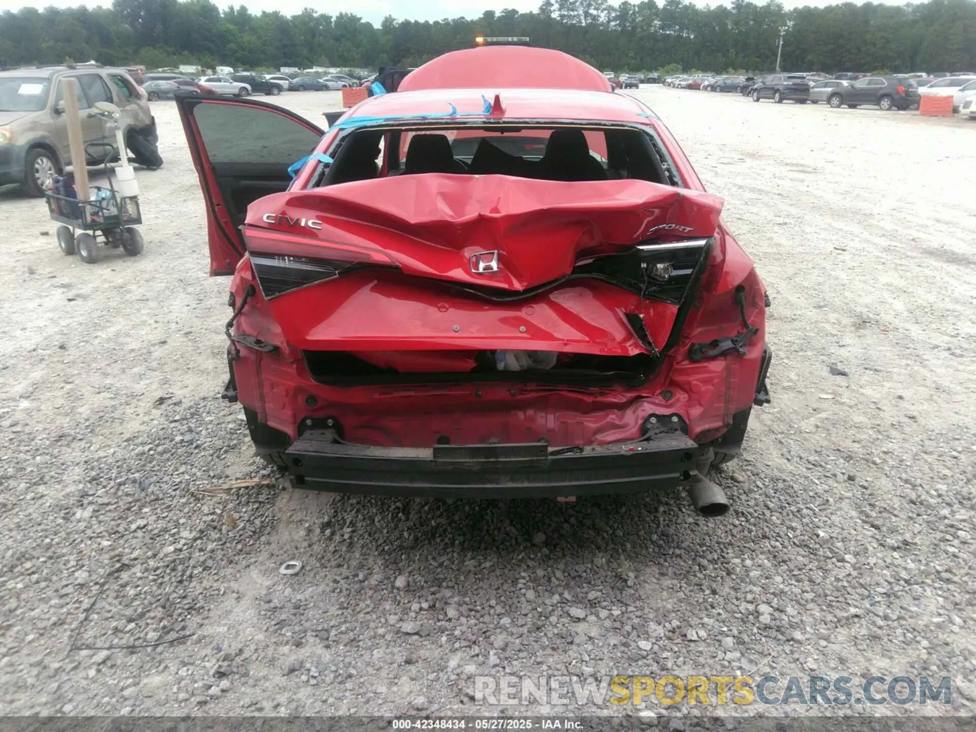 6 Photograph of a damaged car 2HGFE2F50NH538311 HONDA CIVIC 2022