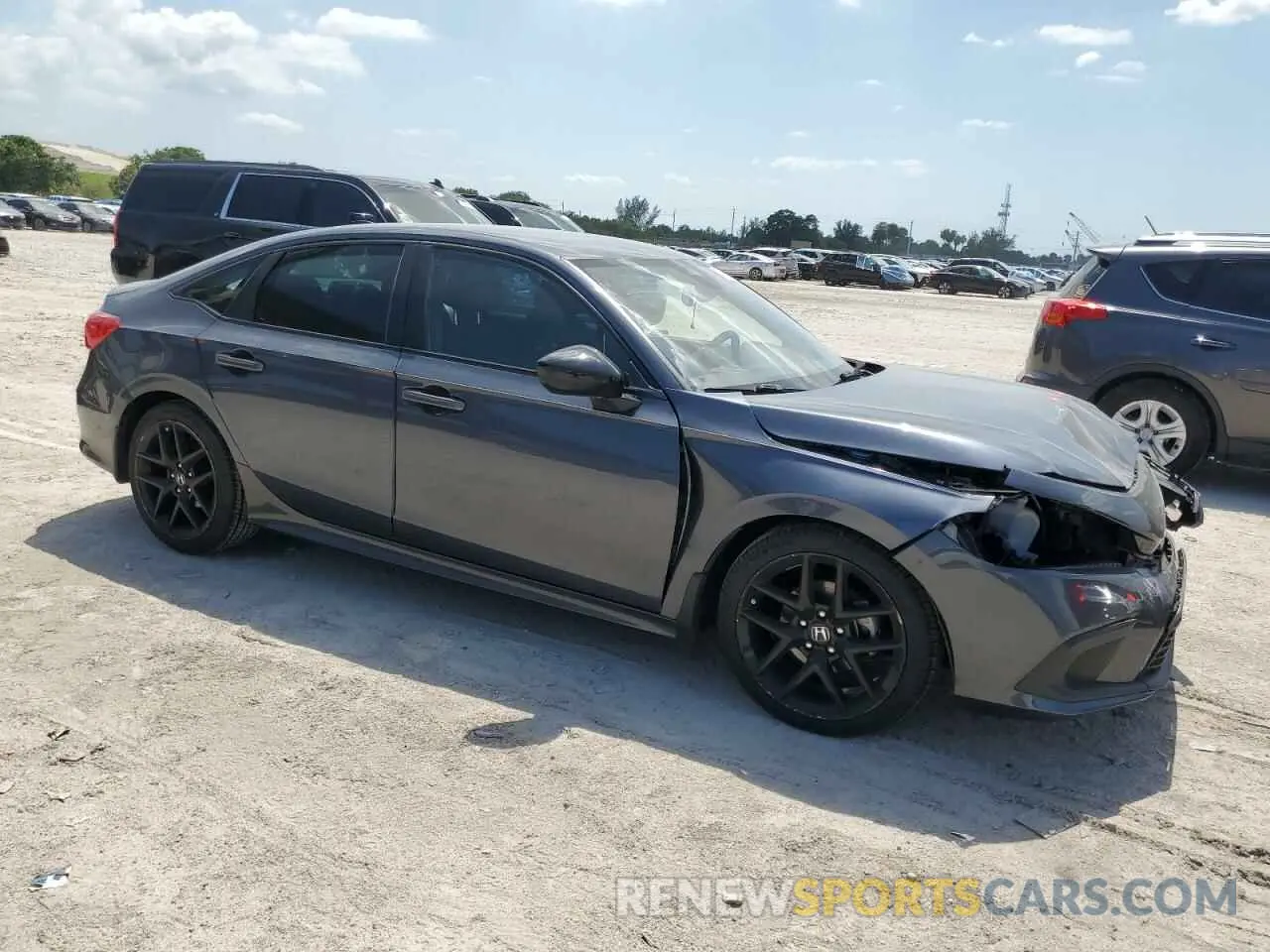 4 Photograph of a damaged car 2HGFE2F50NH539250 HONDA CIVIC 2022