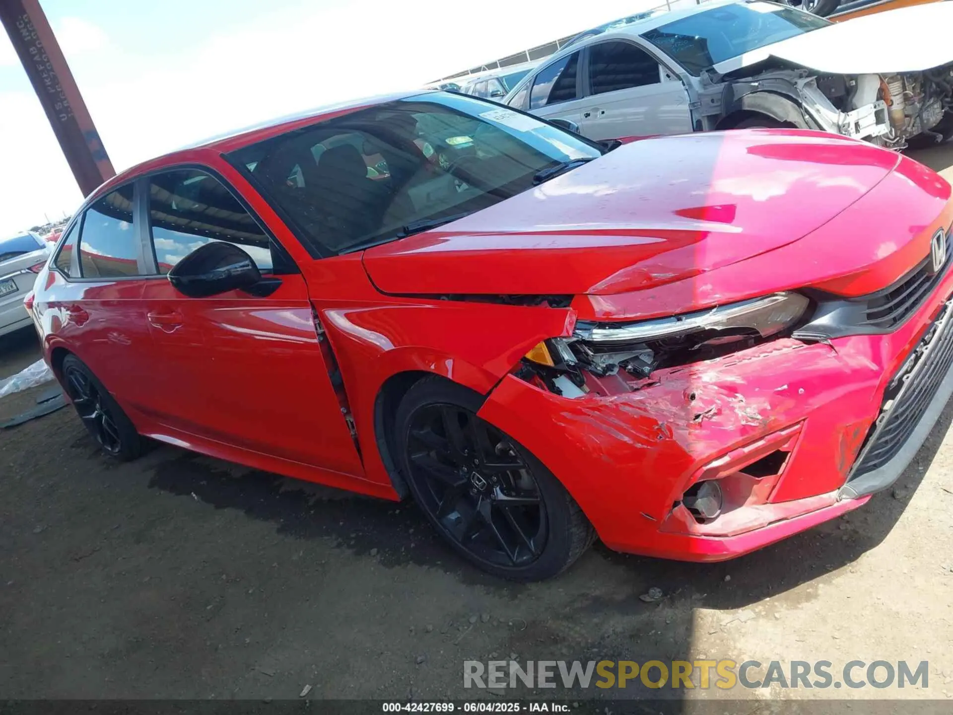 6 Photograph of a damaged car 2HGFE2F50NH542570 HONDA CIVIC 2022