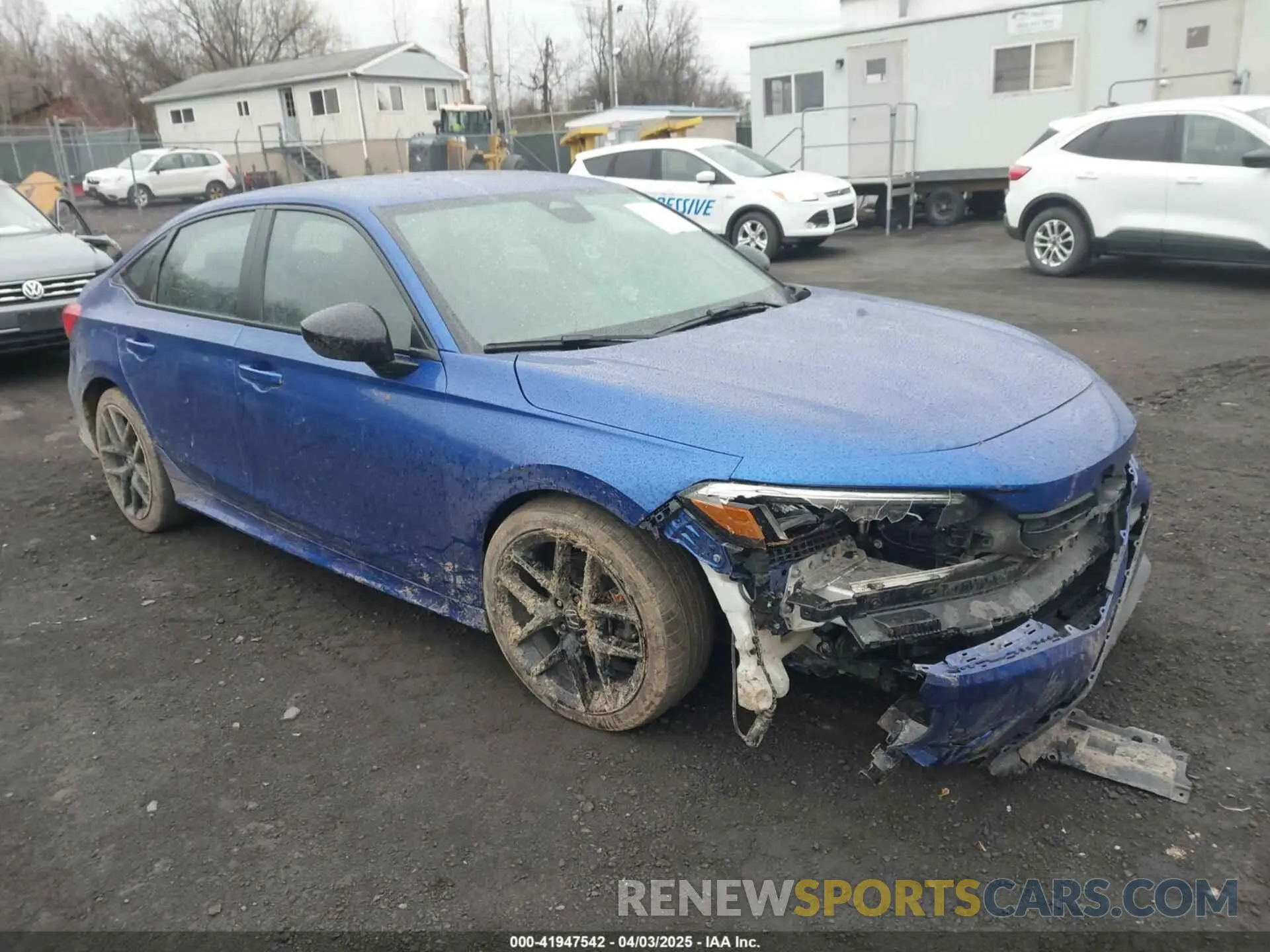 1 Photograph of a damaged car 2HGFE2F50NH542634 HONDA CIVIC 2022
