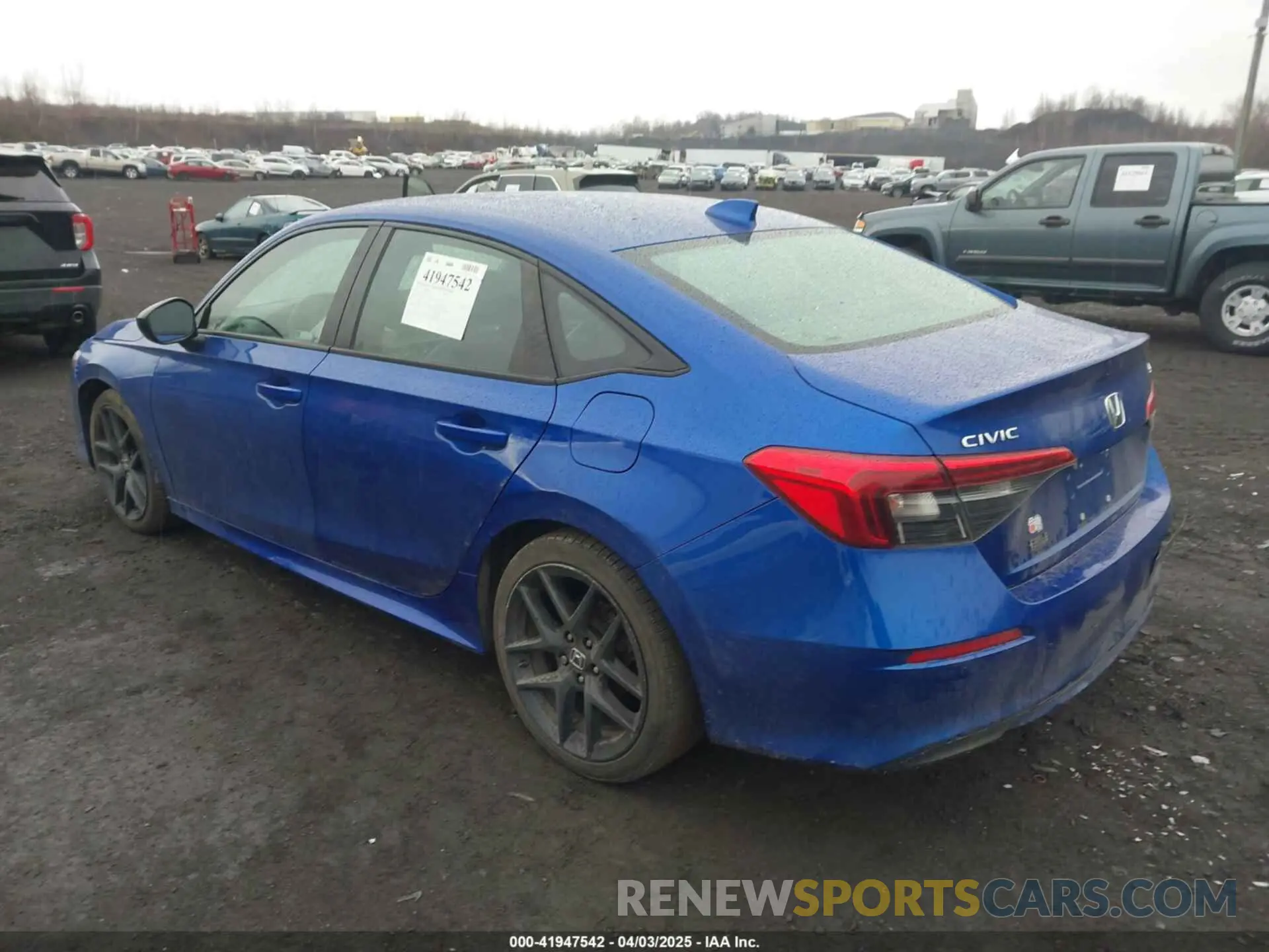 3 Photograph of a damaged car 2HGFE2F50NH542634 HONDA CIVIC 2022
