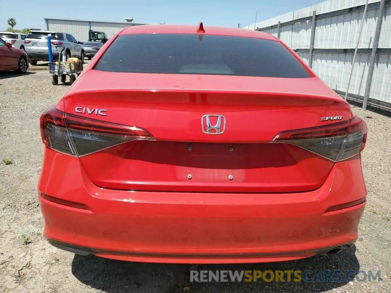 6 Photograph of a damaged car 2HGFE2F50NH543105 HONDA CIVIC 2022