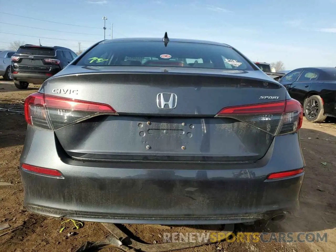6 Photograph of a damaged car 2HGFE2F50NH543220 HONDA CIVIC 2022