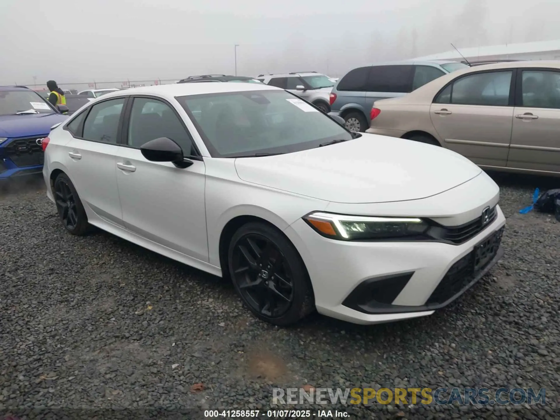 1 Photograph of a damaged car 2HGFE2F50NH551365 HONDA CIVIC 2022