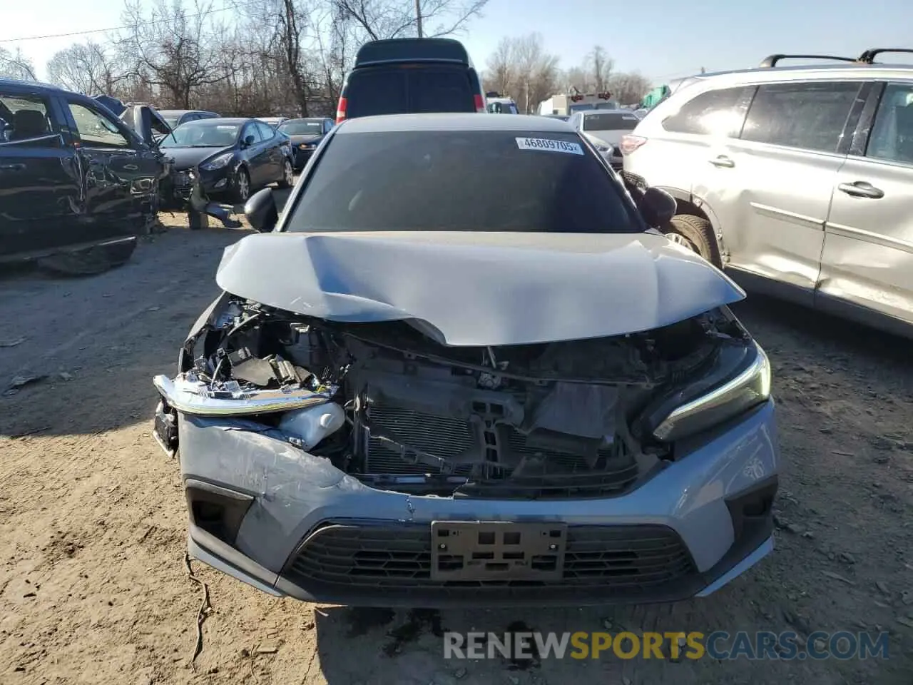 5 Photograph of a damaged car 2HGFE2F50NH553150 HONDA CIVIC 2022
