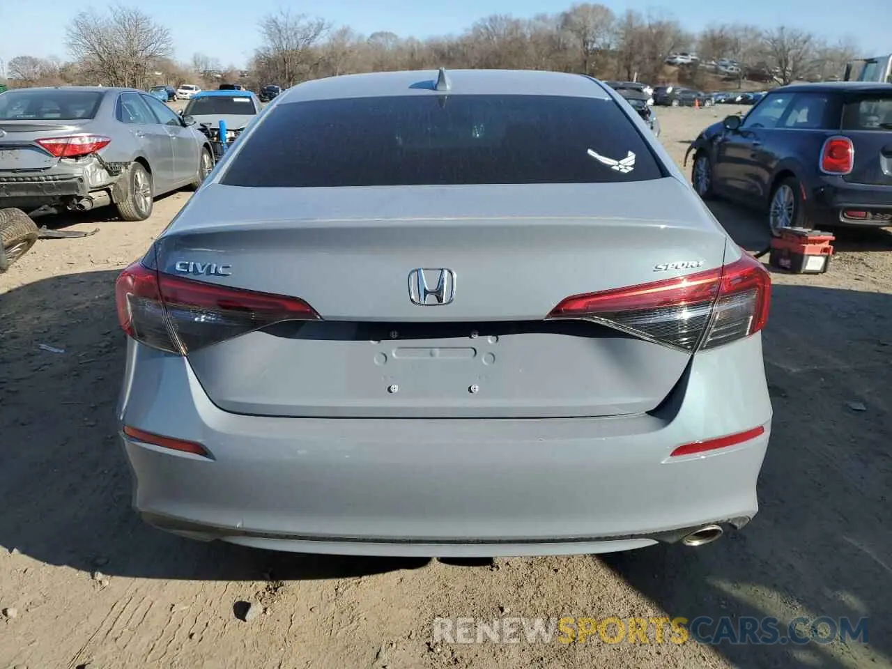 6 Photograph of a damaged car 2HGFE2F50NH553150 HONDA CIVIC 2022