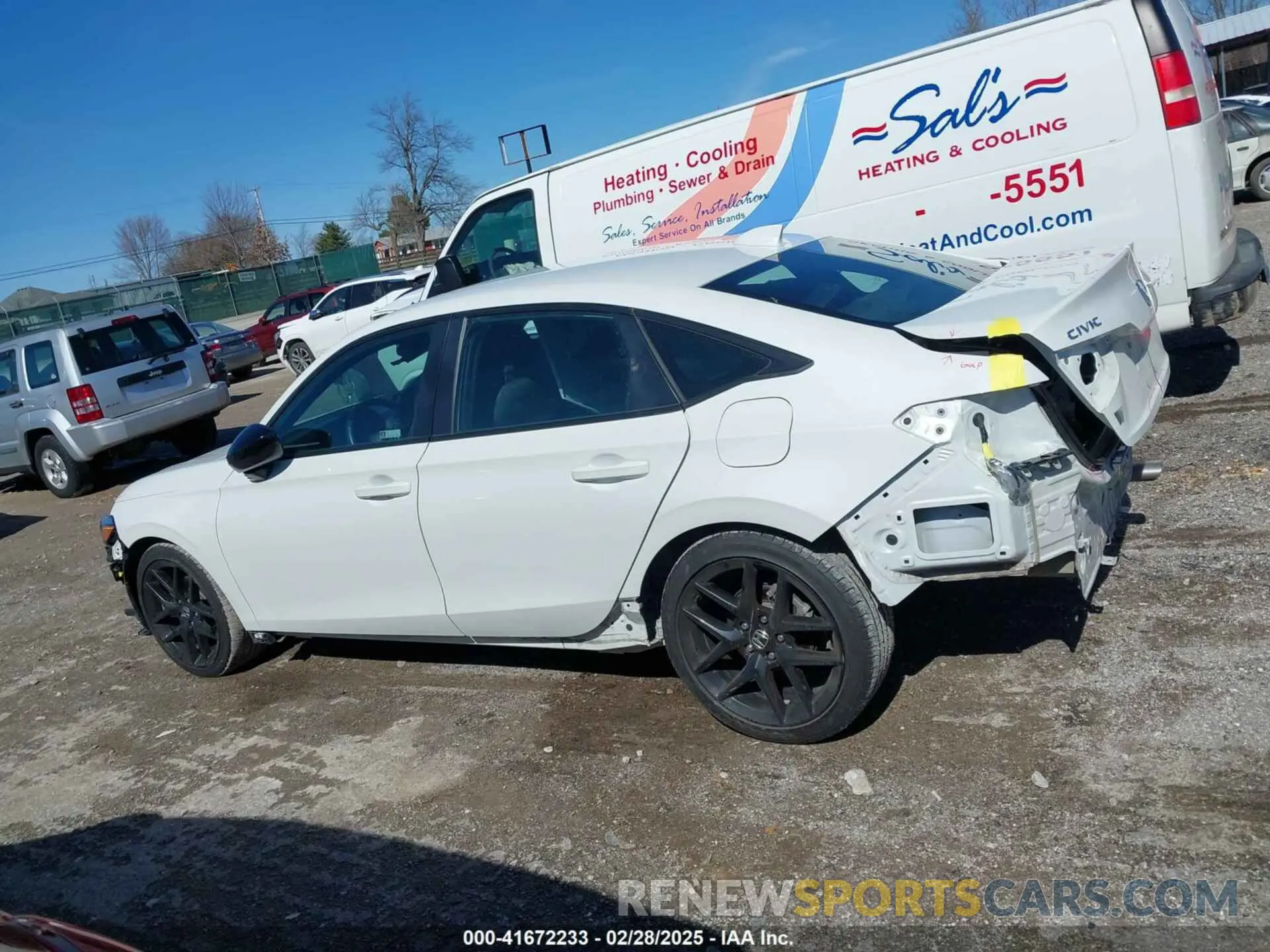 15 Photograph of a damaged car 2HGFE2F50NH568280 HONDA CIVIC 2022