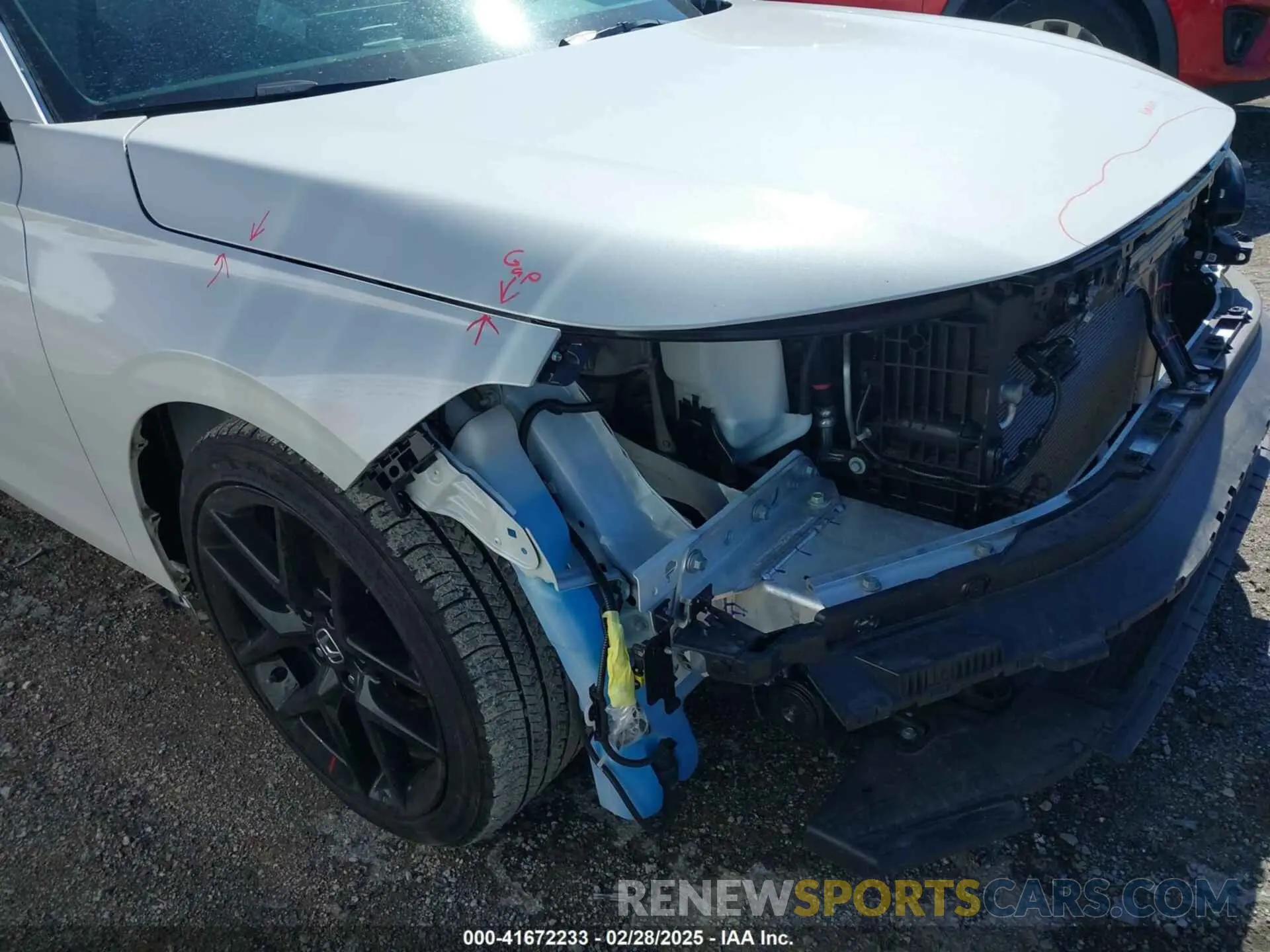 19 Photograph of a damaged car 2HGFE2F50NH568280 HONDA CIVIC 2022