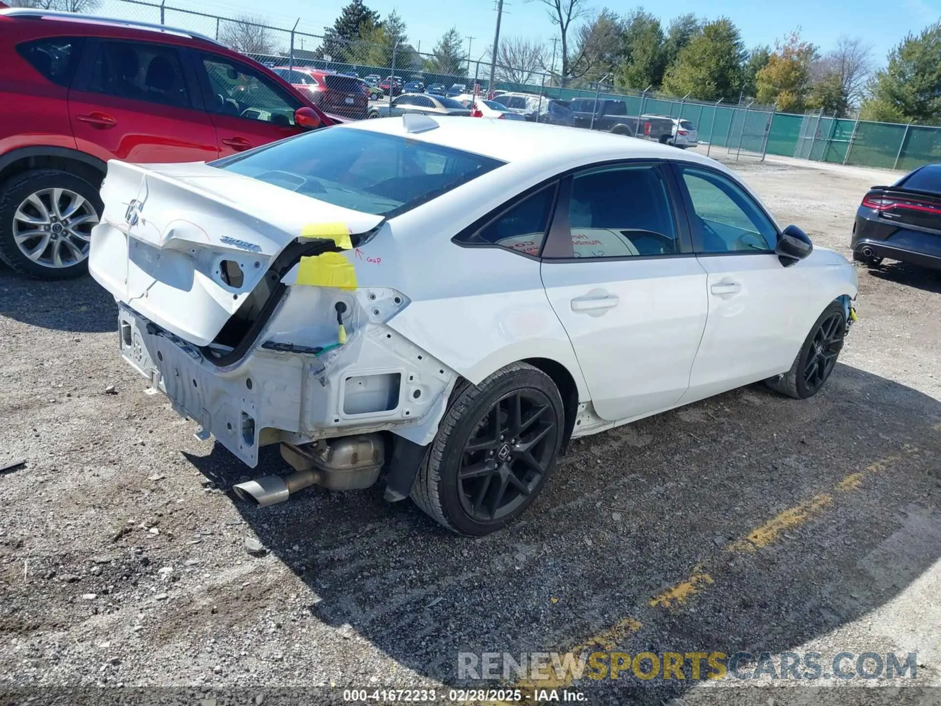 4 Photograph of a damaged car 2HGFE2F50NH568280 HONDA CIVIC 2022