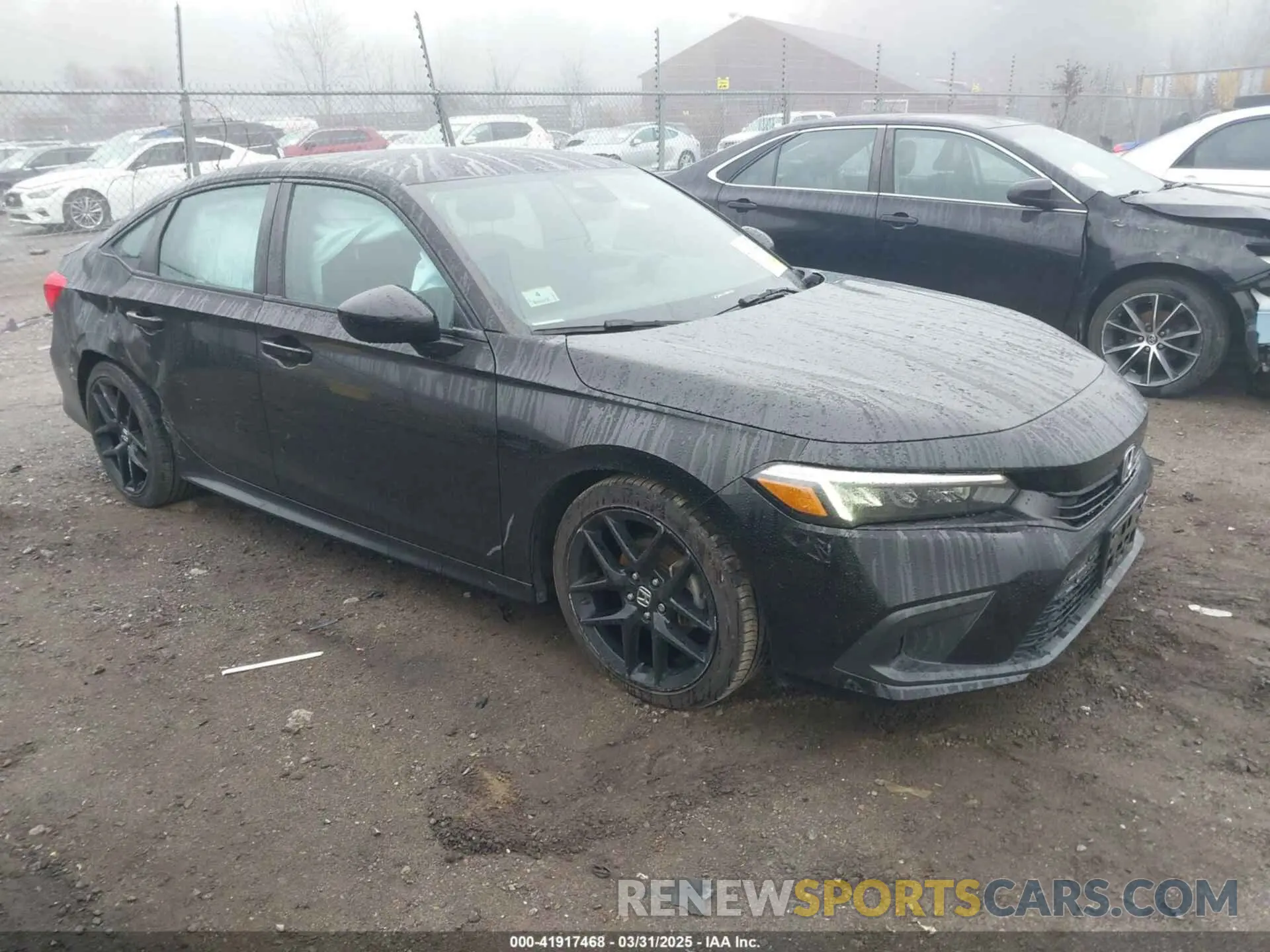1 Photograph of a damaged car 2HGFE2F50NH573933 HONDA CIVIC 2022