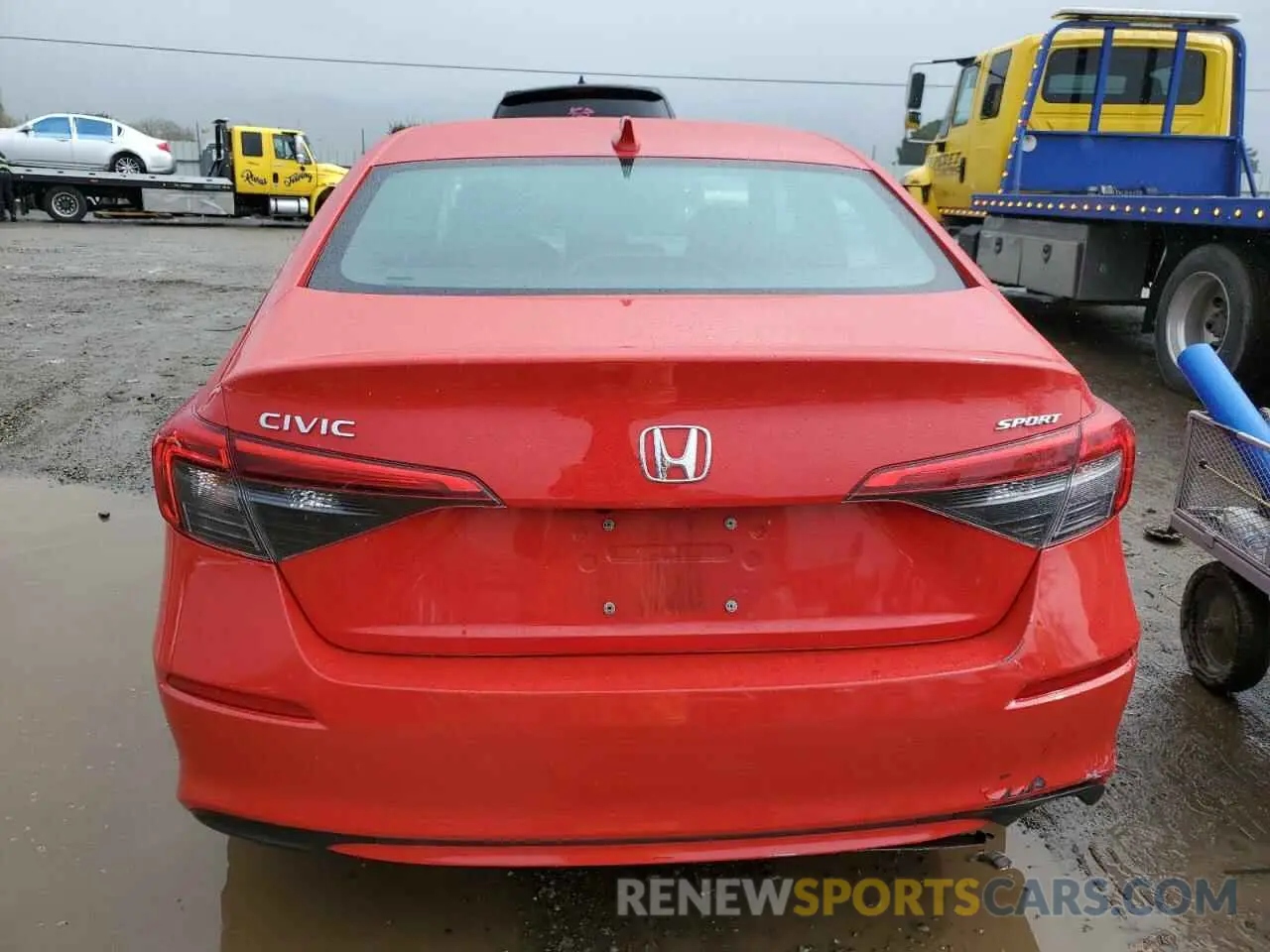 6 Photograph of a damaged car 2HGFE2F50NH576198 HONDA CIVIC 2022