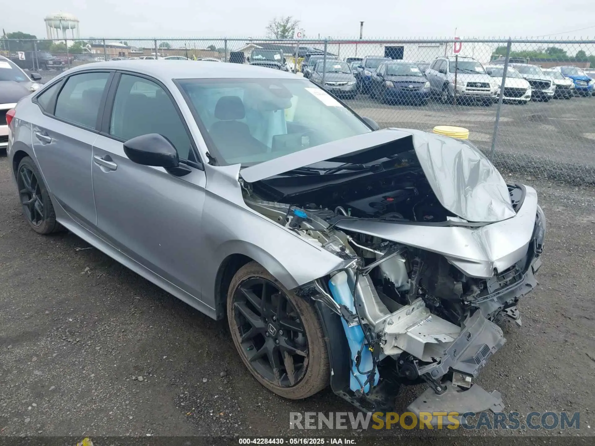1 Photograph of a damaged car 2HGFE2F50NH578677 HONDA CIVIC 2022