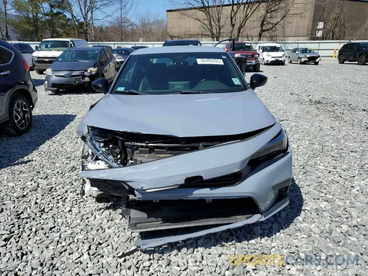 5 Photograph of a damaged car 2HGFE2F50NH579599 HONDA CIVIC 2022