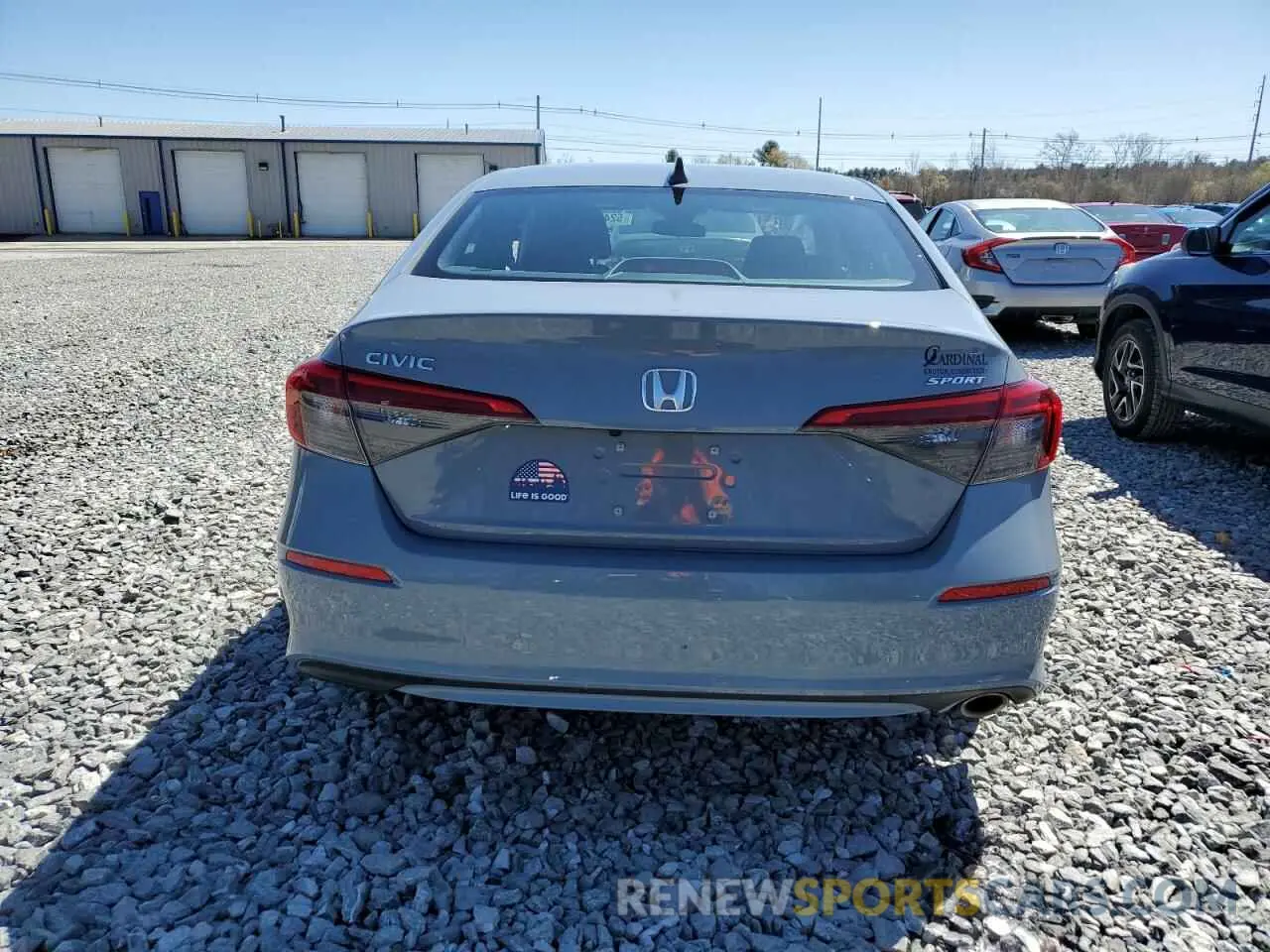6 Photograph of a damaged car 2HGFE2F50NH579599 HONDA CIVIC 2022