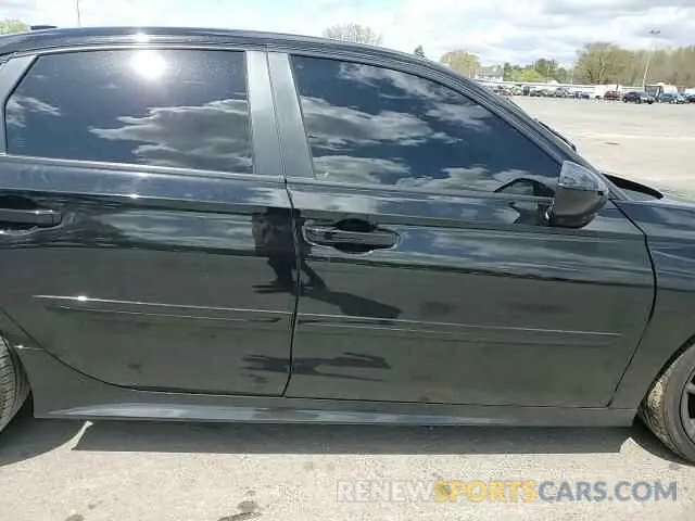 10 Photograph of a damaged car 2HGFE2F50NH585418 HONDA CIVIC 2022