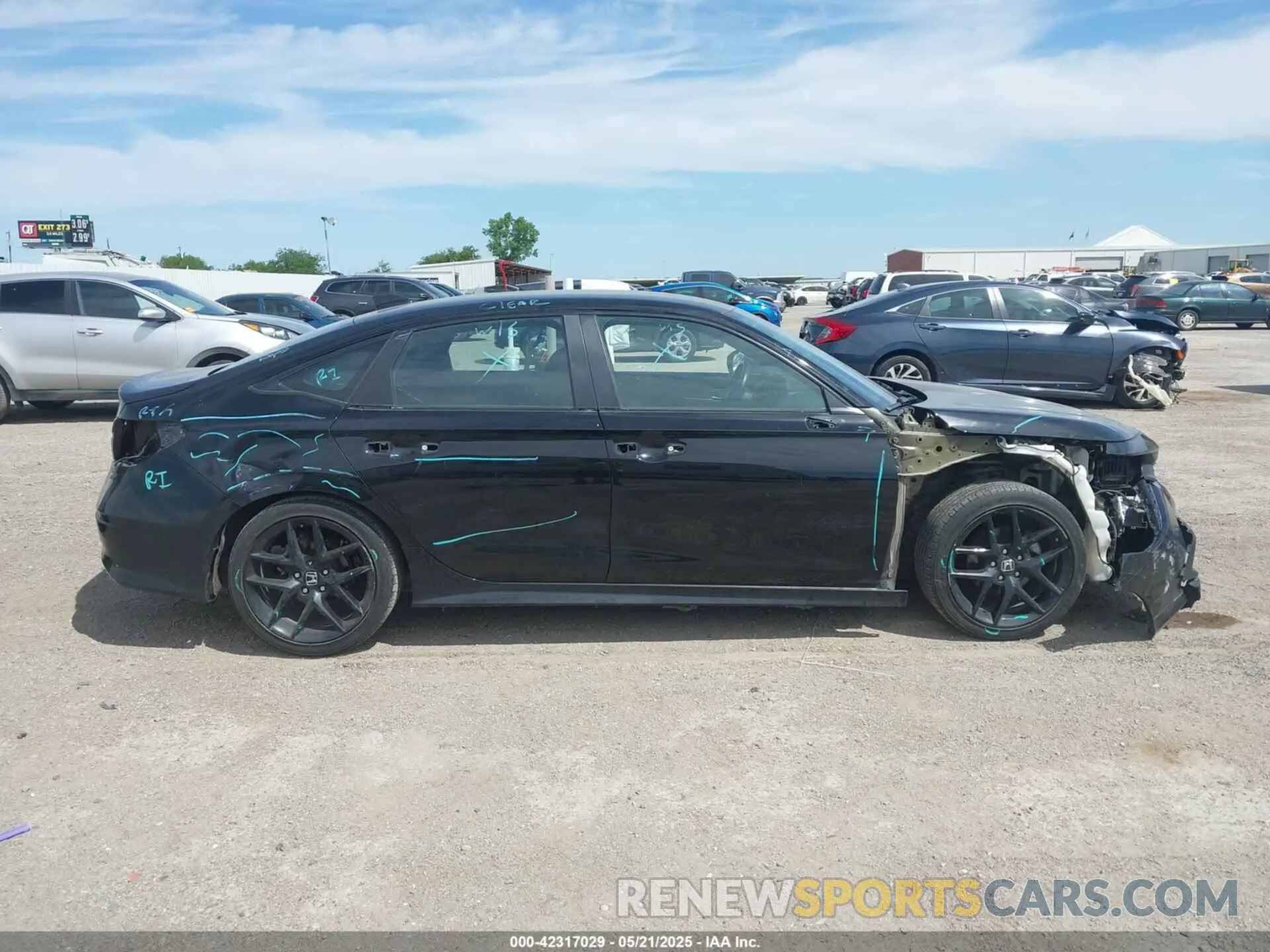 14 Photograph of a damaged car 2HGFE2F50NH587363 HONDA CIVIC 2022