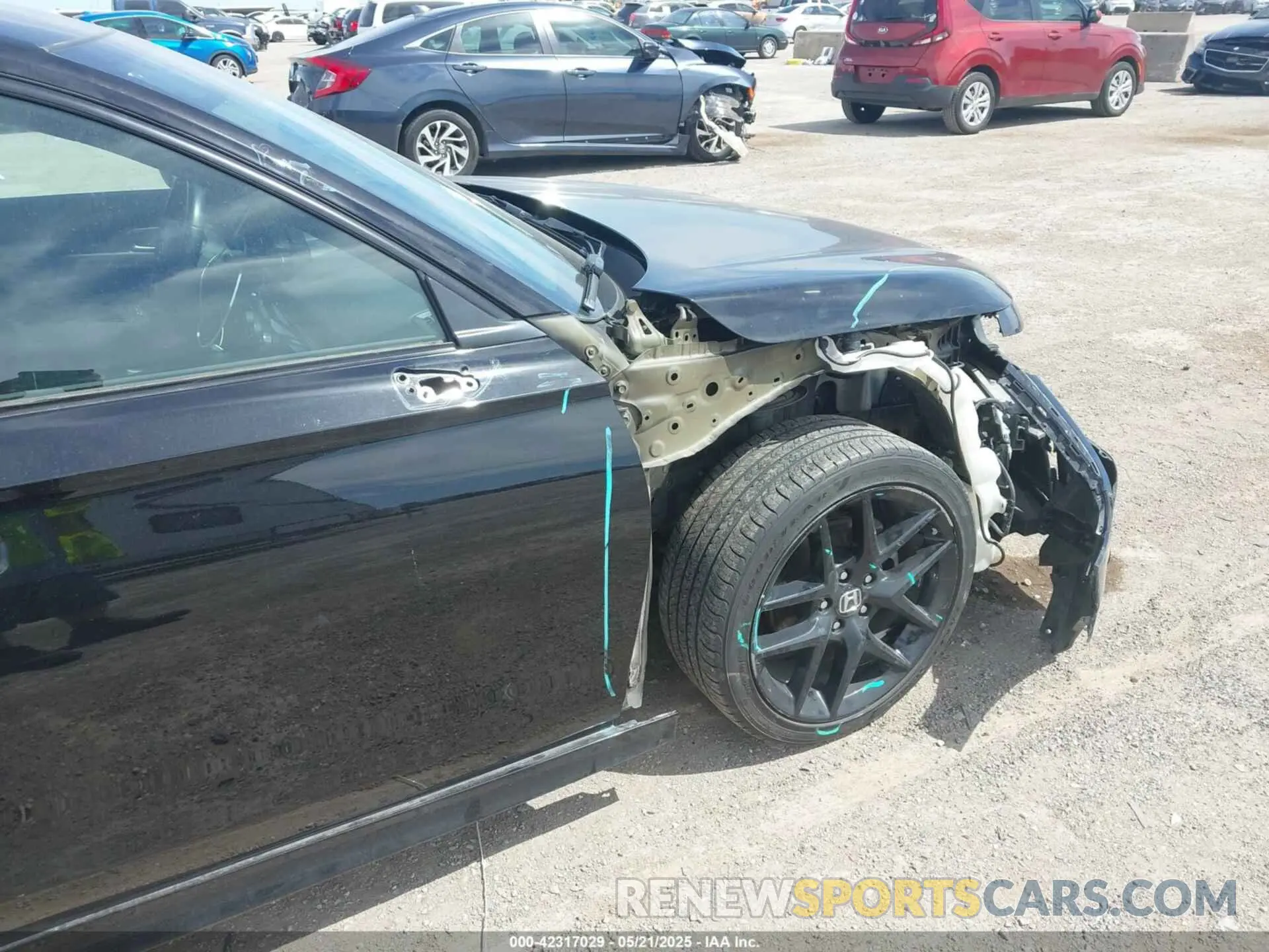 19 Photograph of a damaged car 2HGFE2F50NH587363 HONDA CIVIC 2022