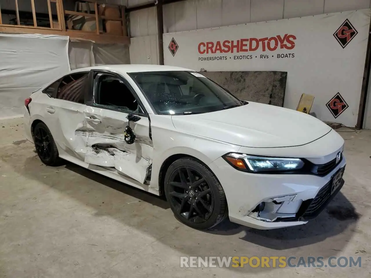 4 Photograph of a damaged car 2HGFE2F50NH587833 HONDA CIVIC 2022
